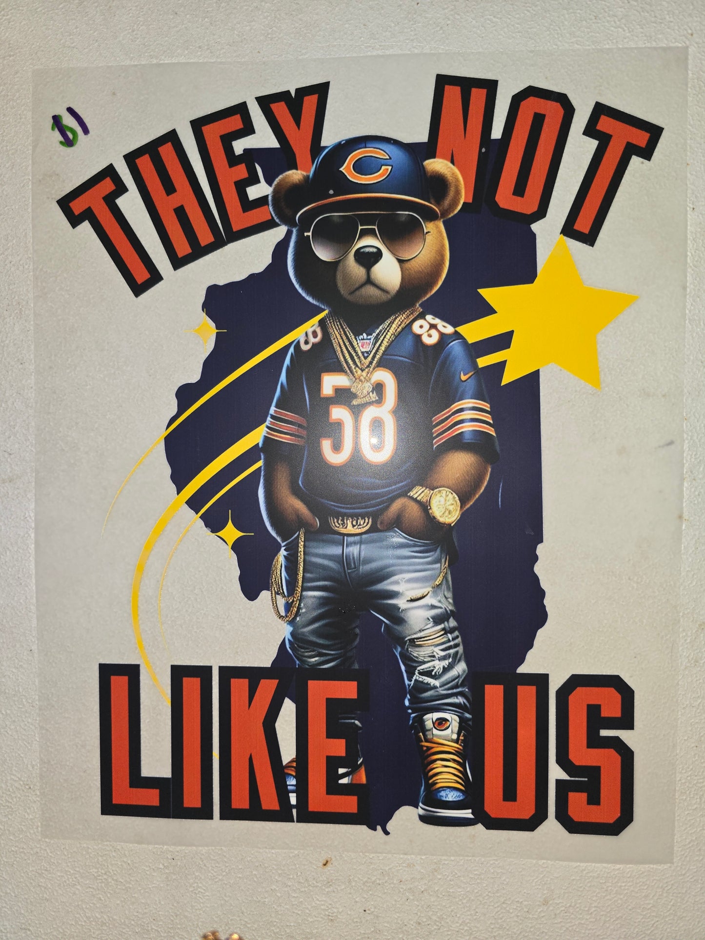 Heat Transfers - Chicago Bears, Cubs