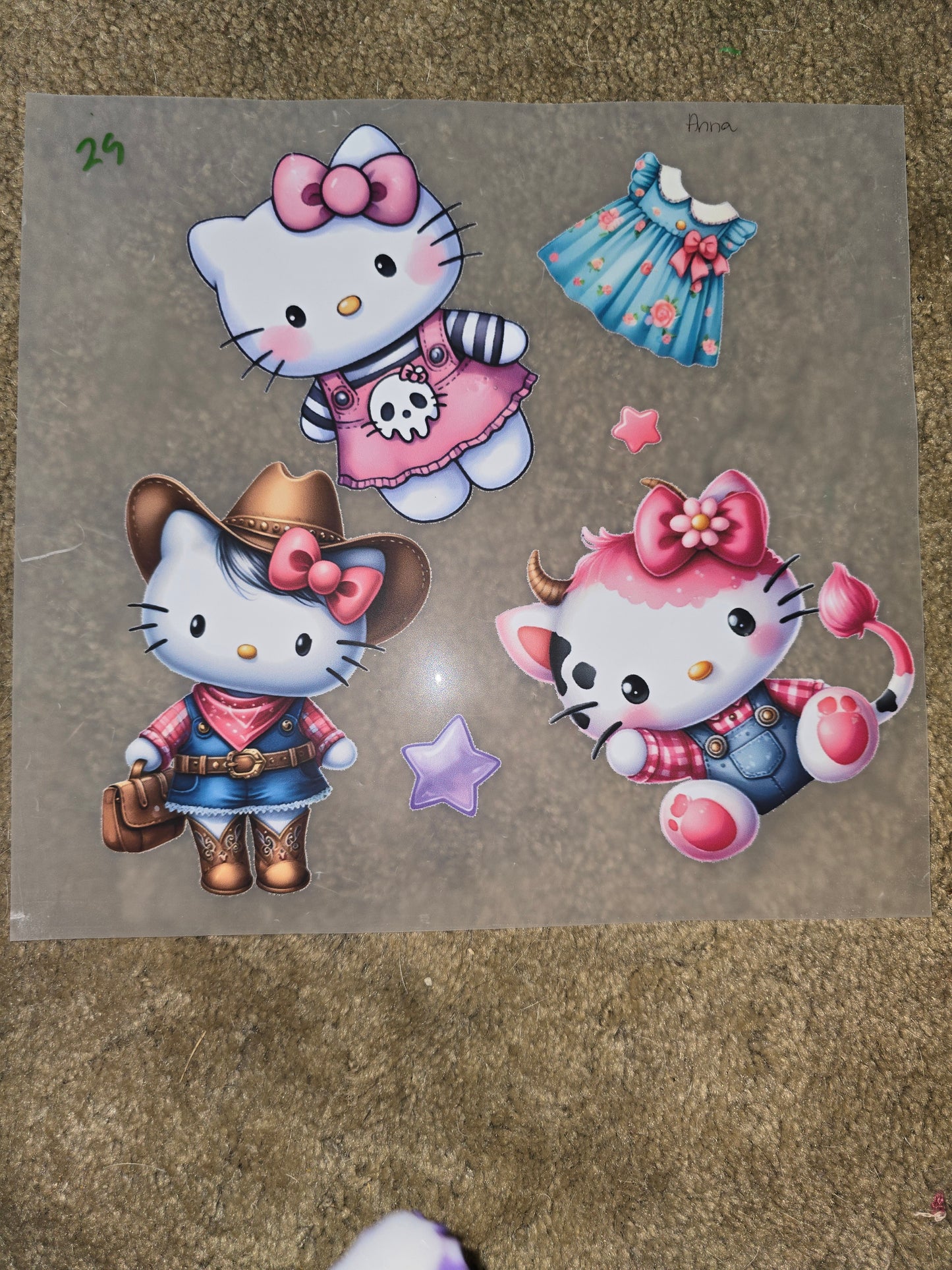 Heat Transfer - Stitch/HK and Friends