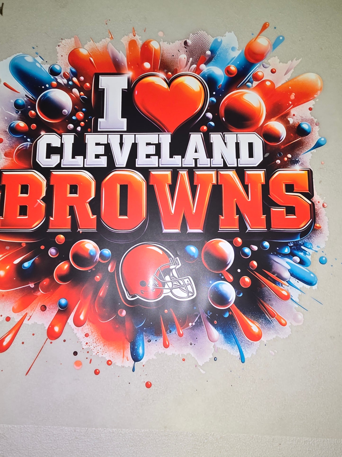Heat Transfers - Cleveland Browns, Bengals