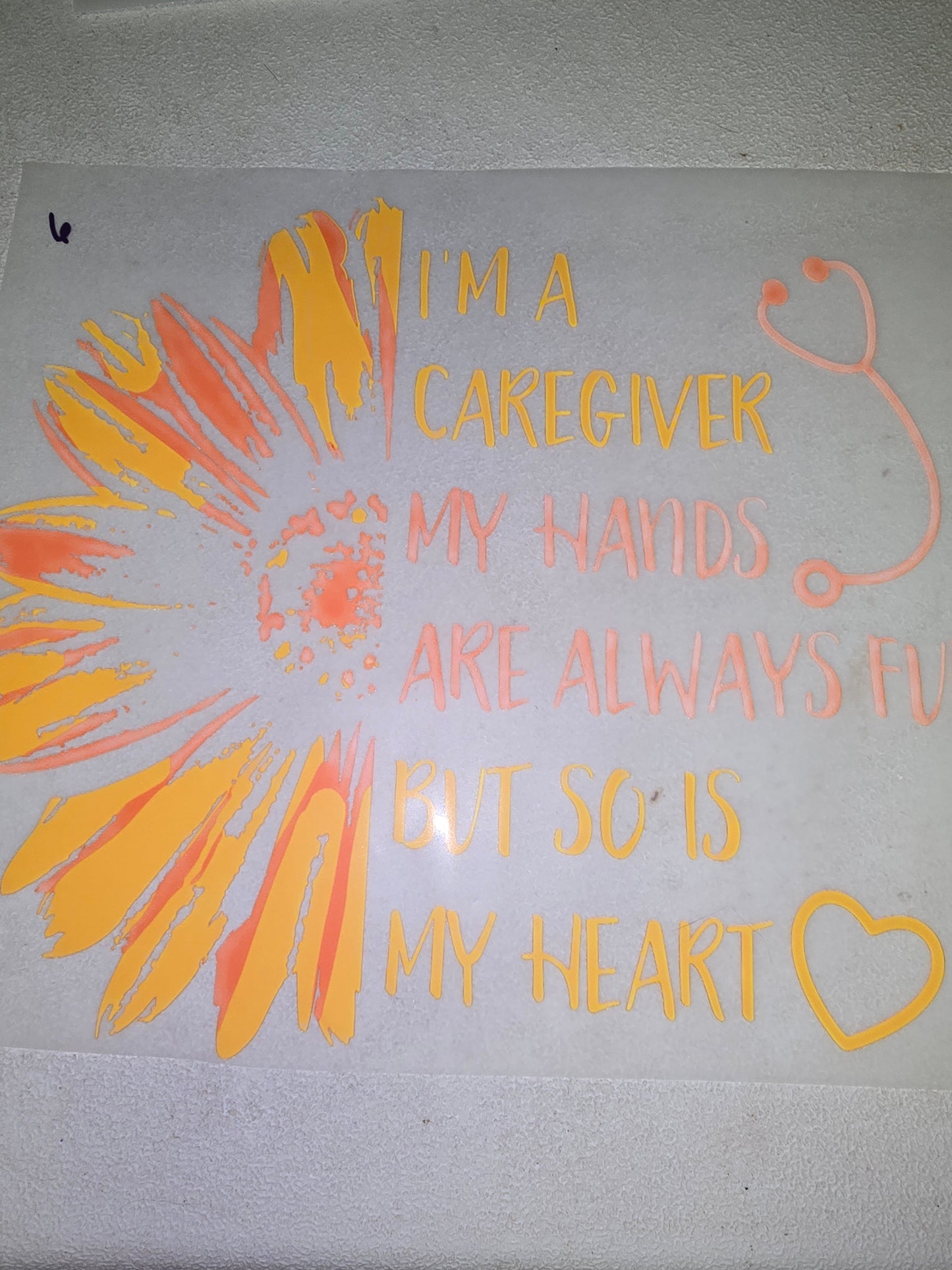 Heat Transfer - Caregiver, Vet, Dental, RT, ST, OT