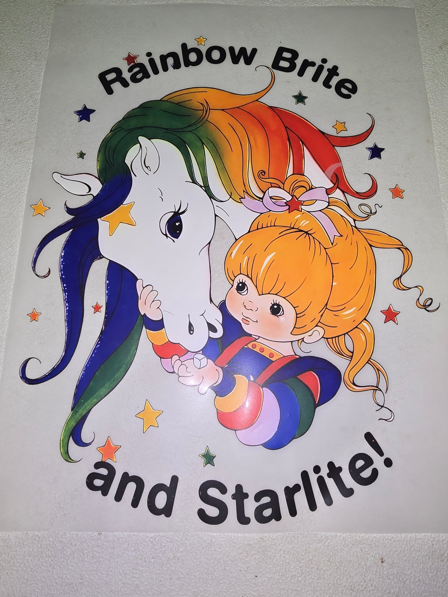 Heat Transfer - Rainbow Brite, Strawberry Shortcake, Care Bears, Smurfs