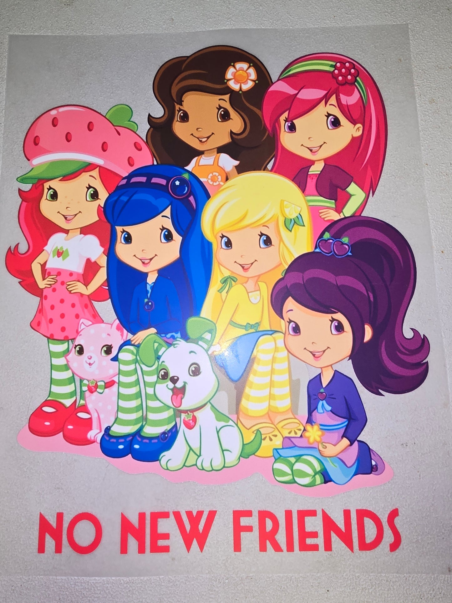 Heat Transfer - Rainbow Brite, Strawberry Shortcake, Care Bears, Smurfs