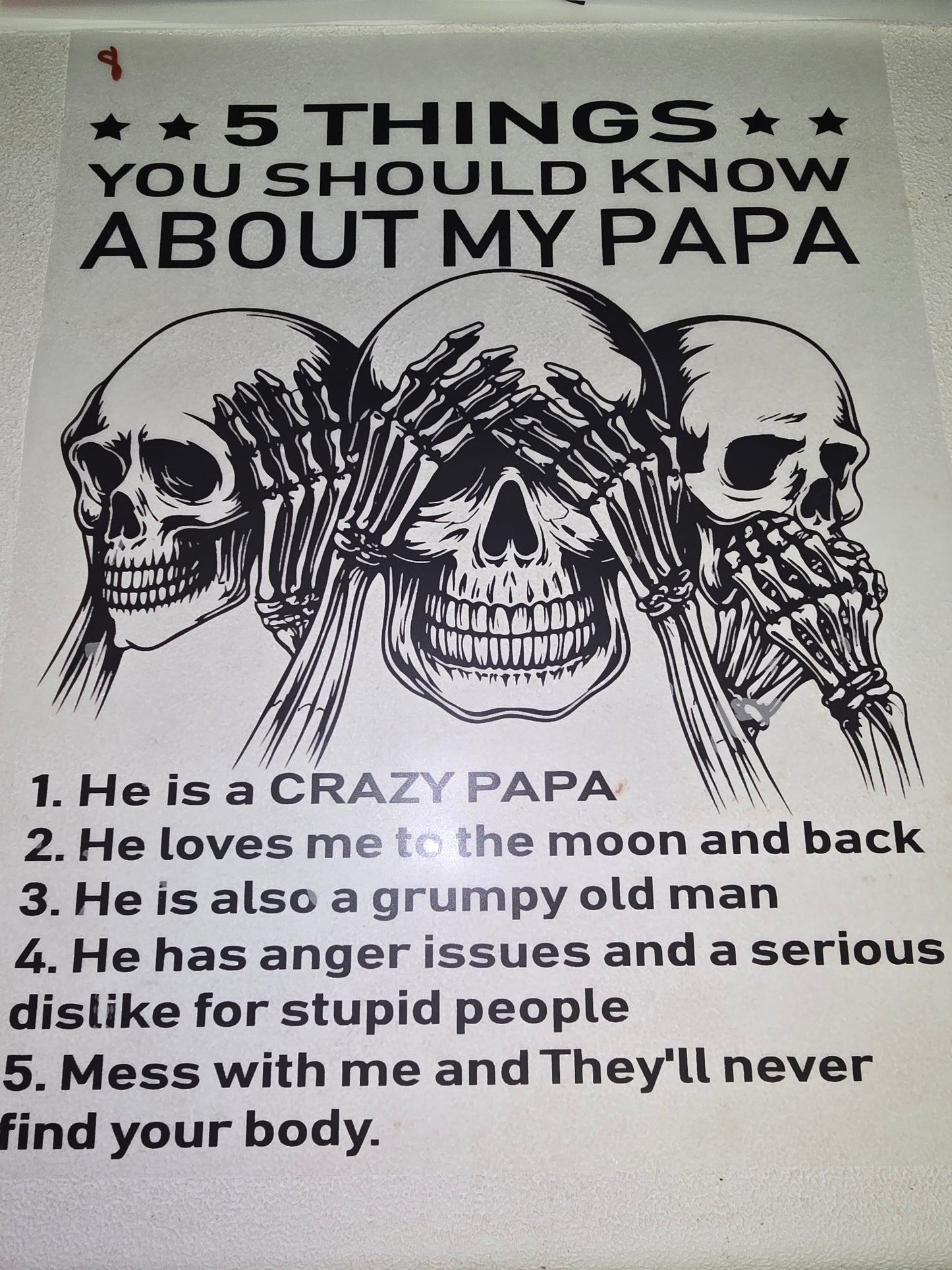 Heat Transfer - Grandma, Grandpa, Great Grandma