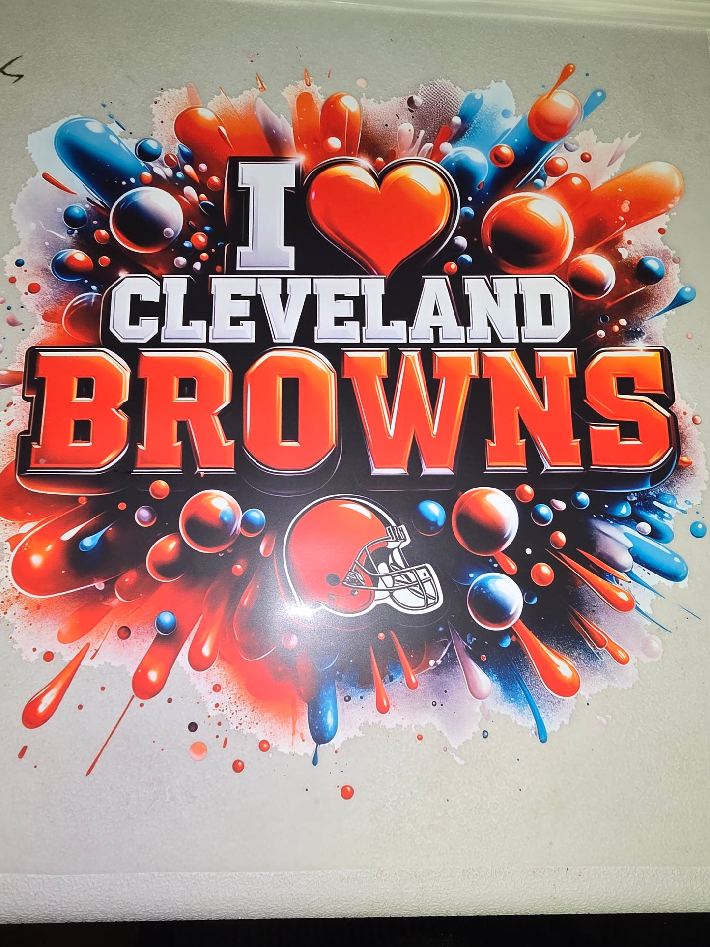 Heat Transfers - Cleveland Browns, Bengals