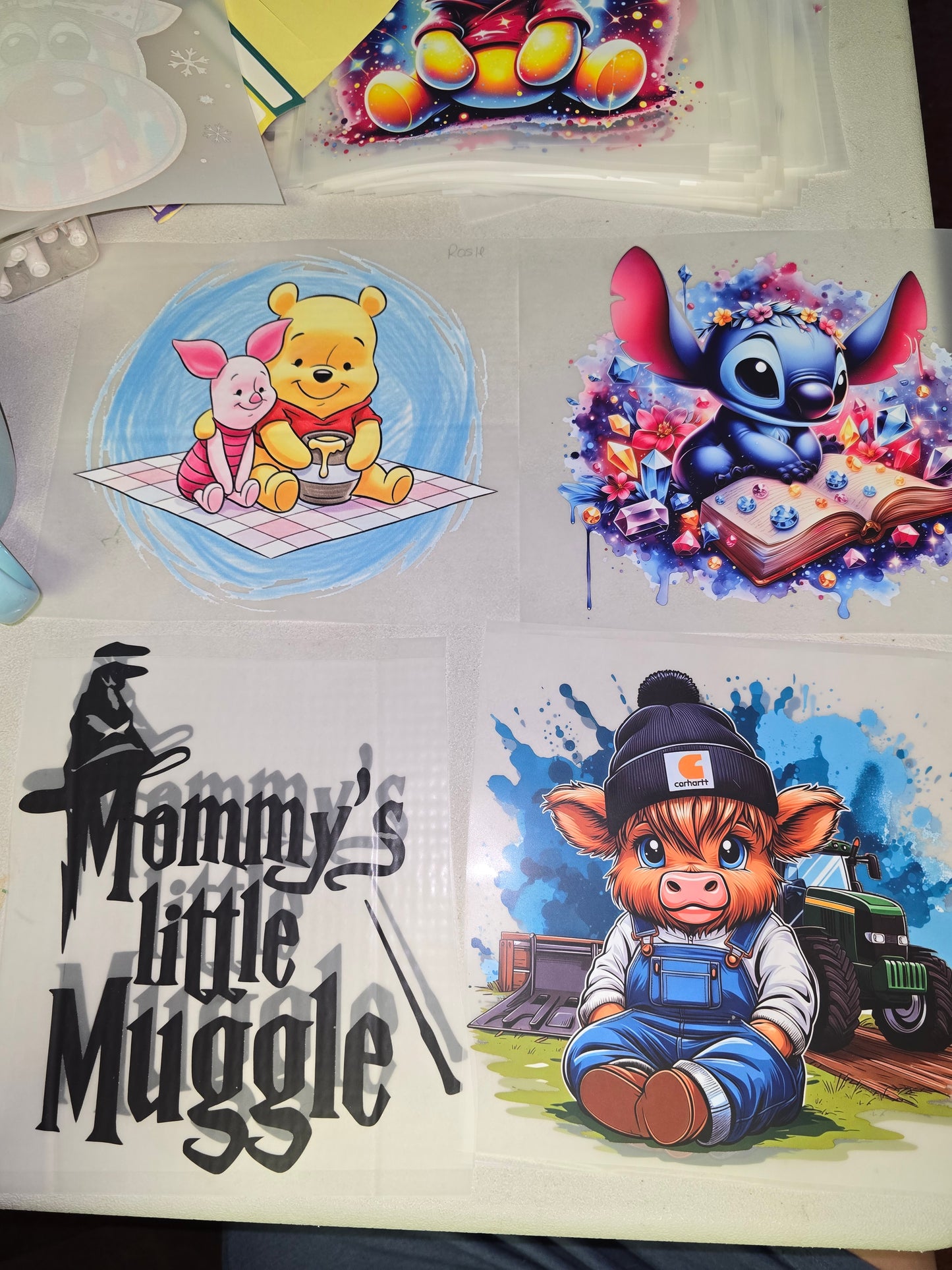 Heat Transfers Kid Size, Pocket Size