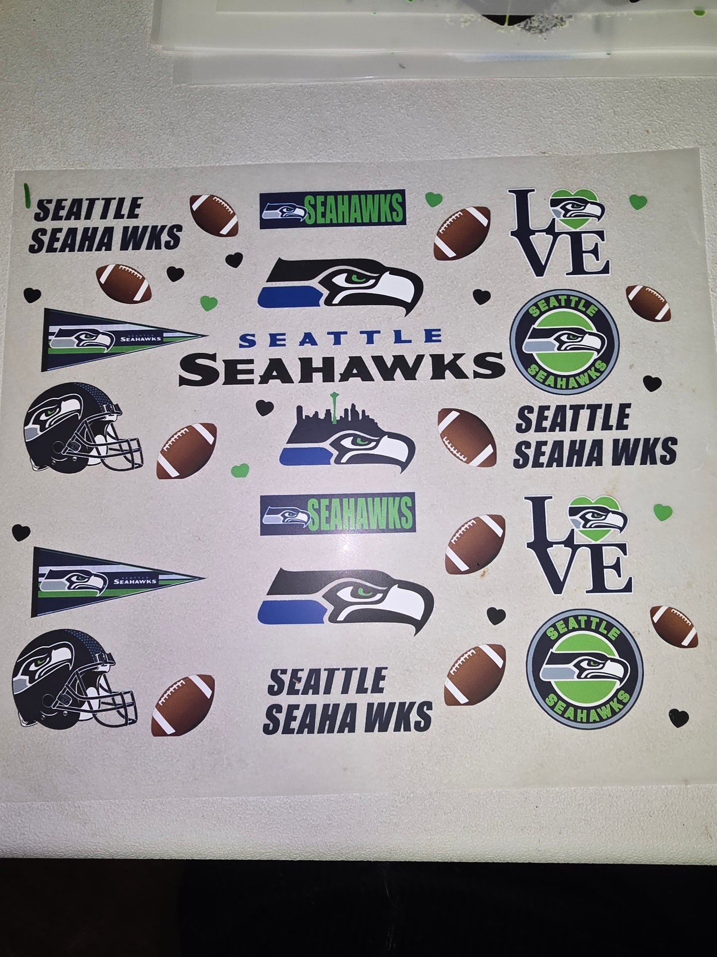 Heat Transfers - Seattle Seahawks