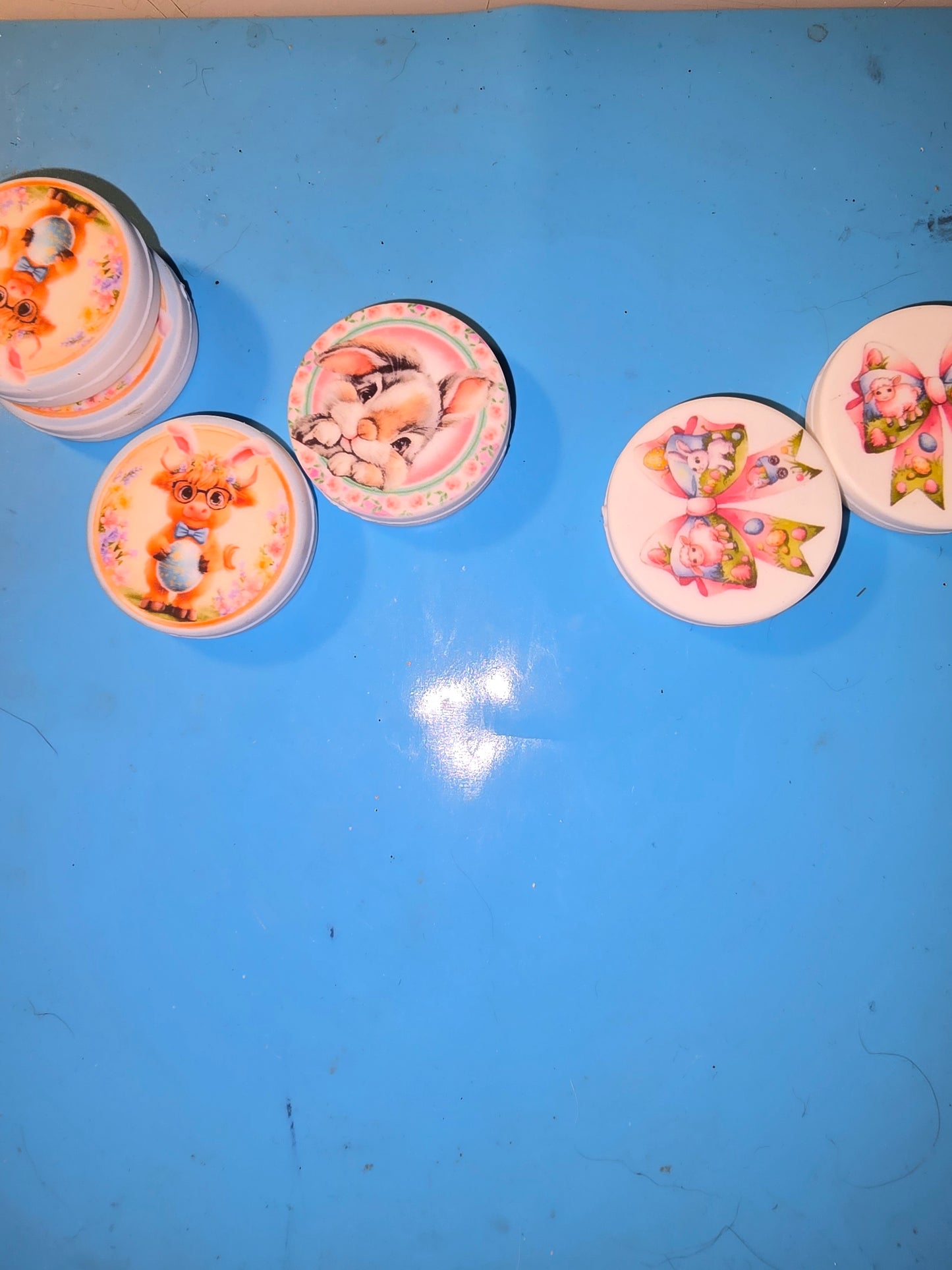 Silicone Focal/Straw topper Easter
