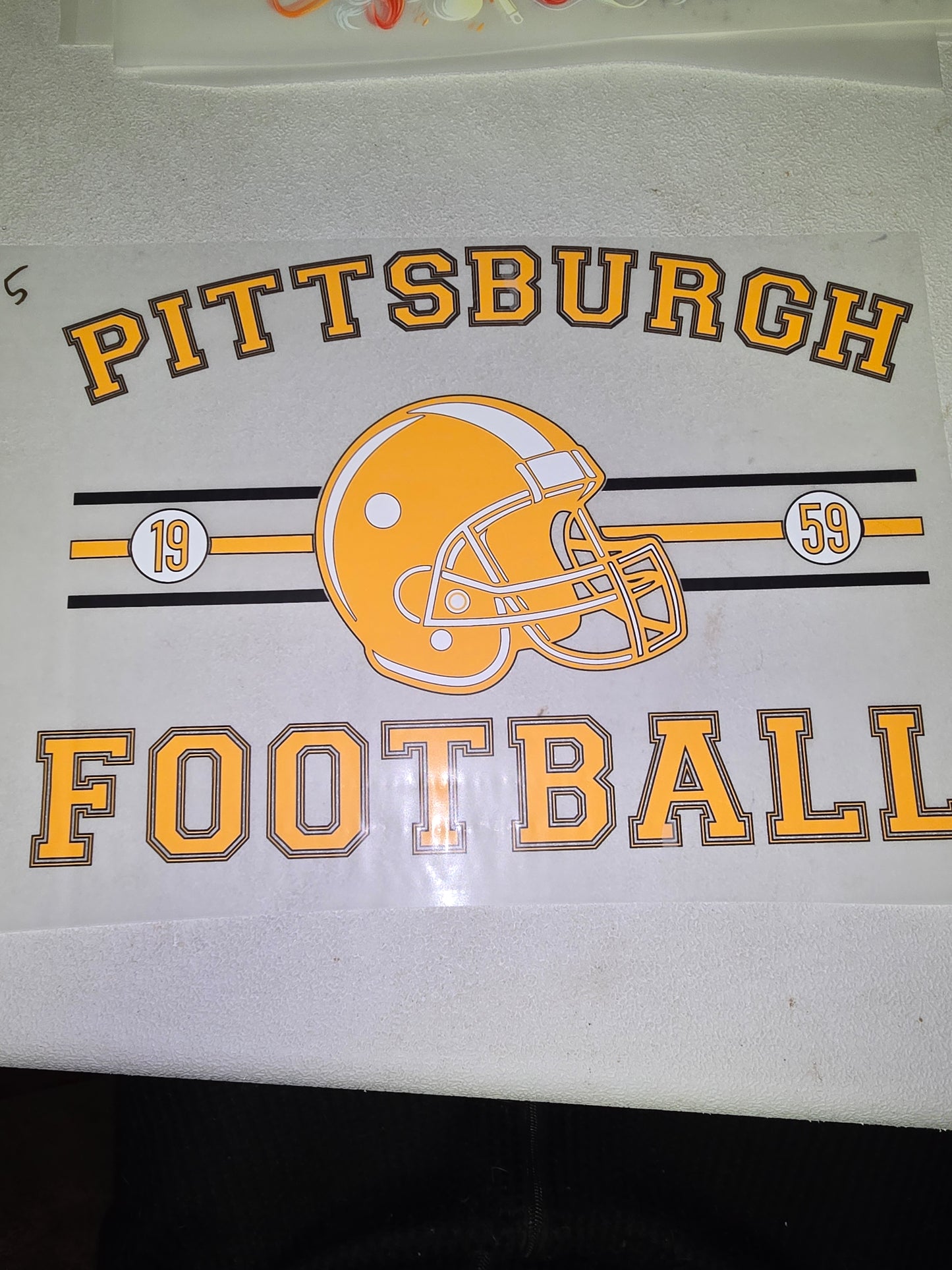 Heat Transfers - Steelers, Buccaners