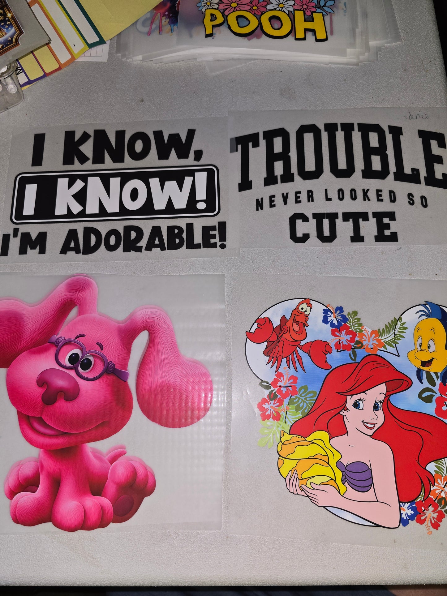 Heat Transfers Kid Size, Pocket Size