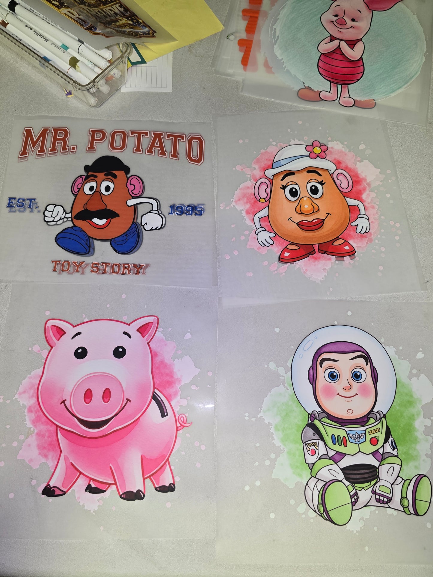 Heat Transfers Kid Size, Pocket Size