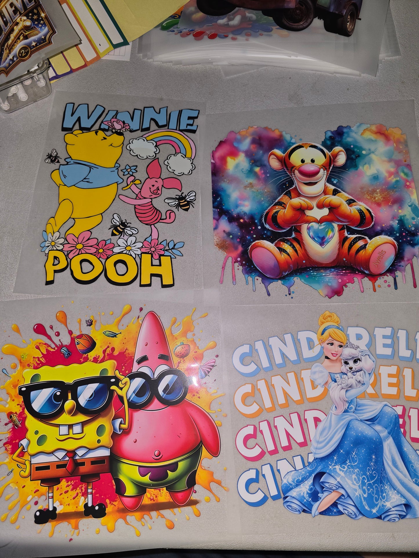 Heat Transfers Kid Size, Pocket Size