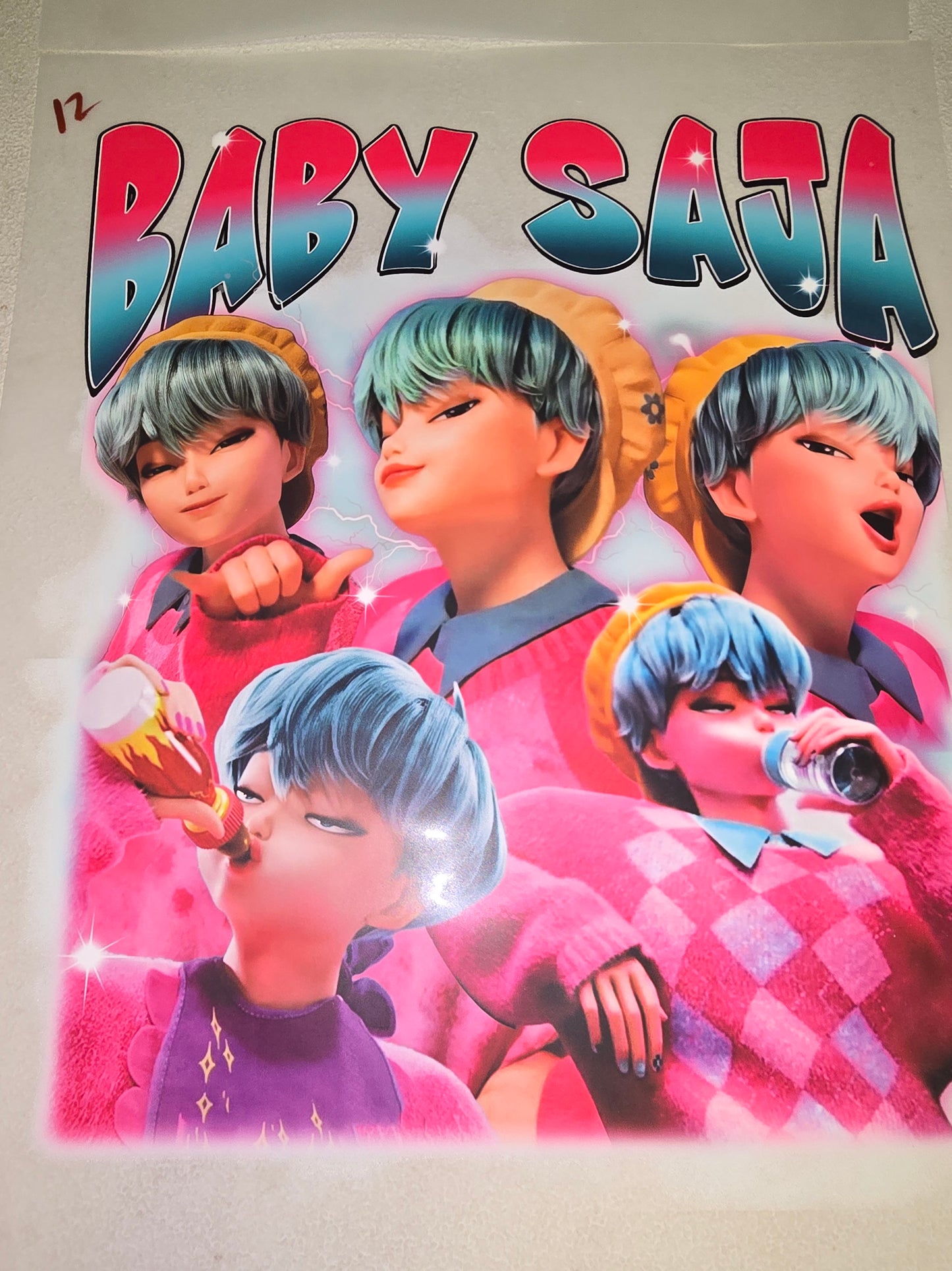 Heat Transfer - Saja Boys, Kpop, Sailor Moon, Dragonball Z, Demon Hunters, Huntrix, Afro Samari