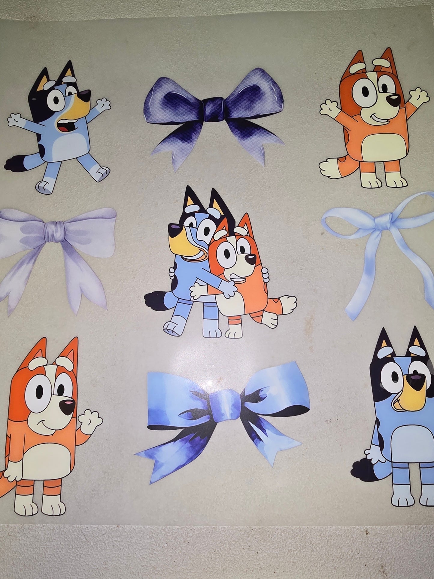 Heat Transfer - Bluey, Peppa, Paw Patrol, Doug