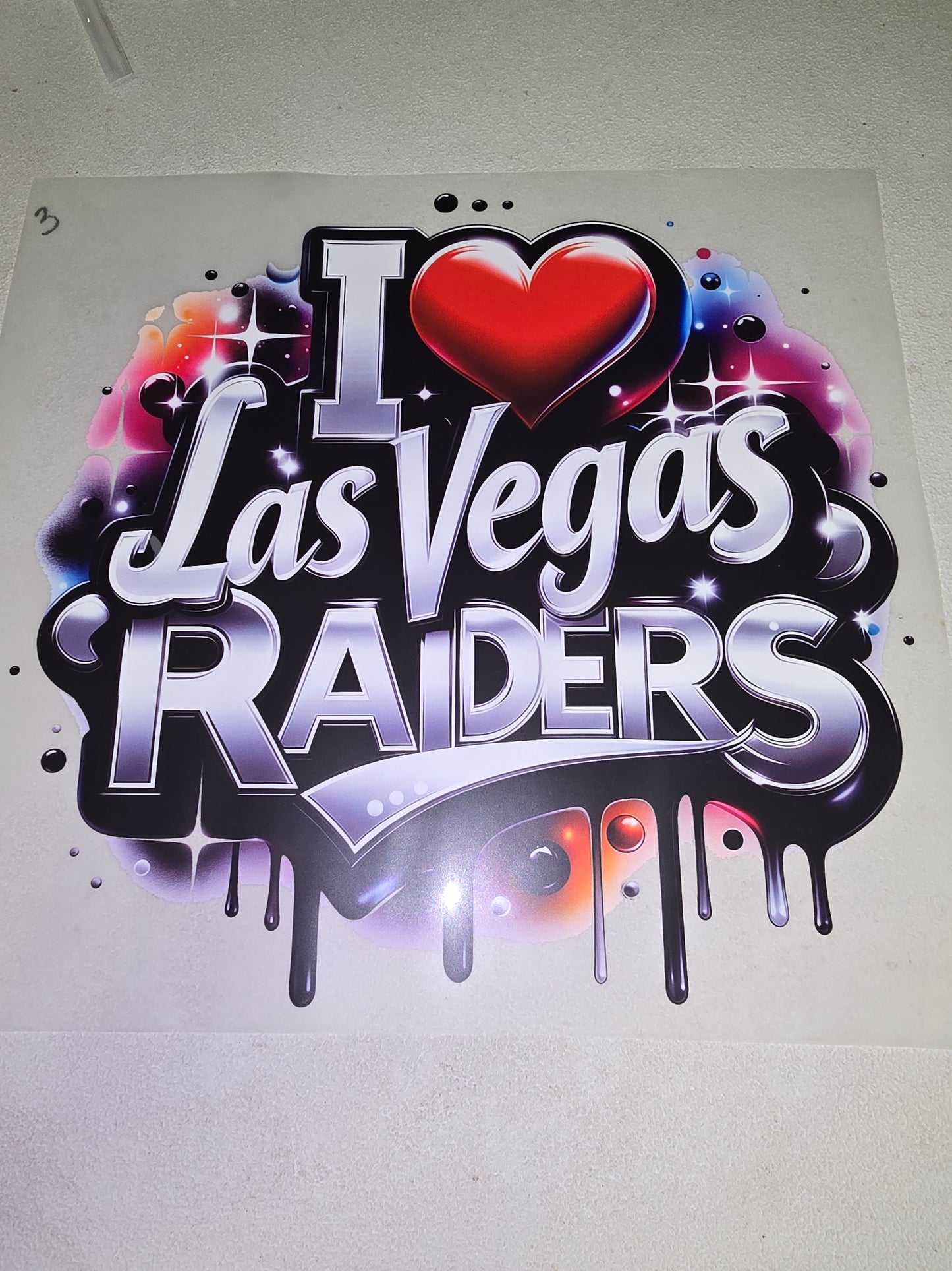 Heat Transfers - Raiders, Cardinals, Chargers