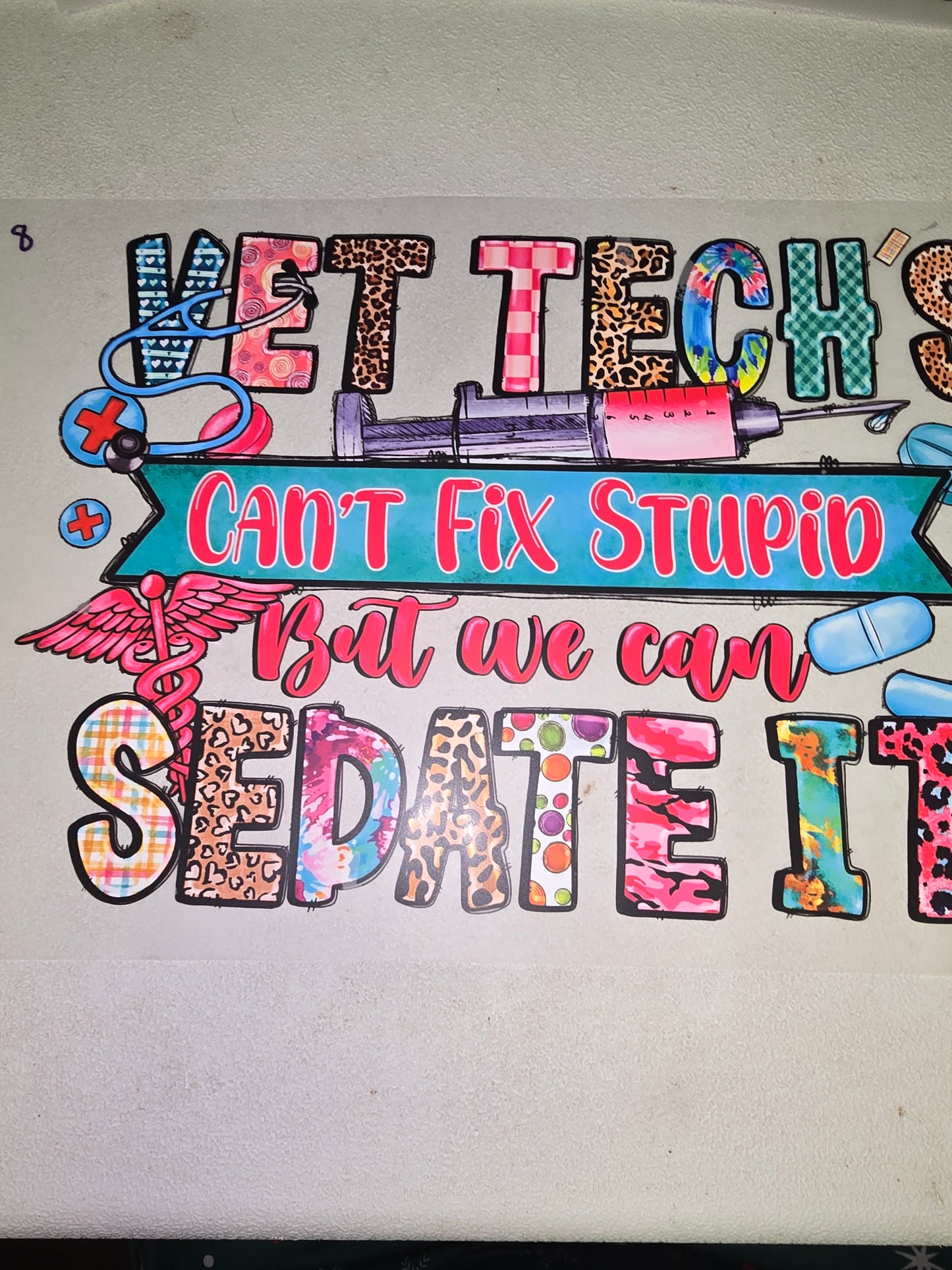 Heat Transfer - Caregiver, Vet, Dental, RT, ST, OT
