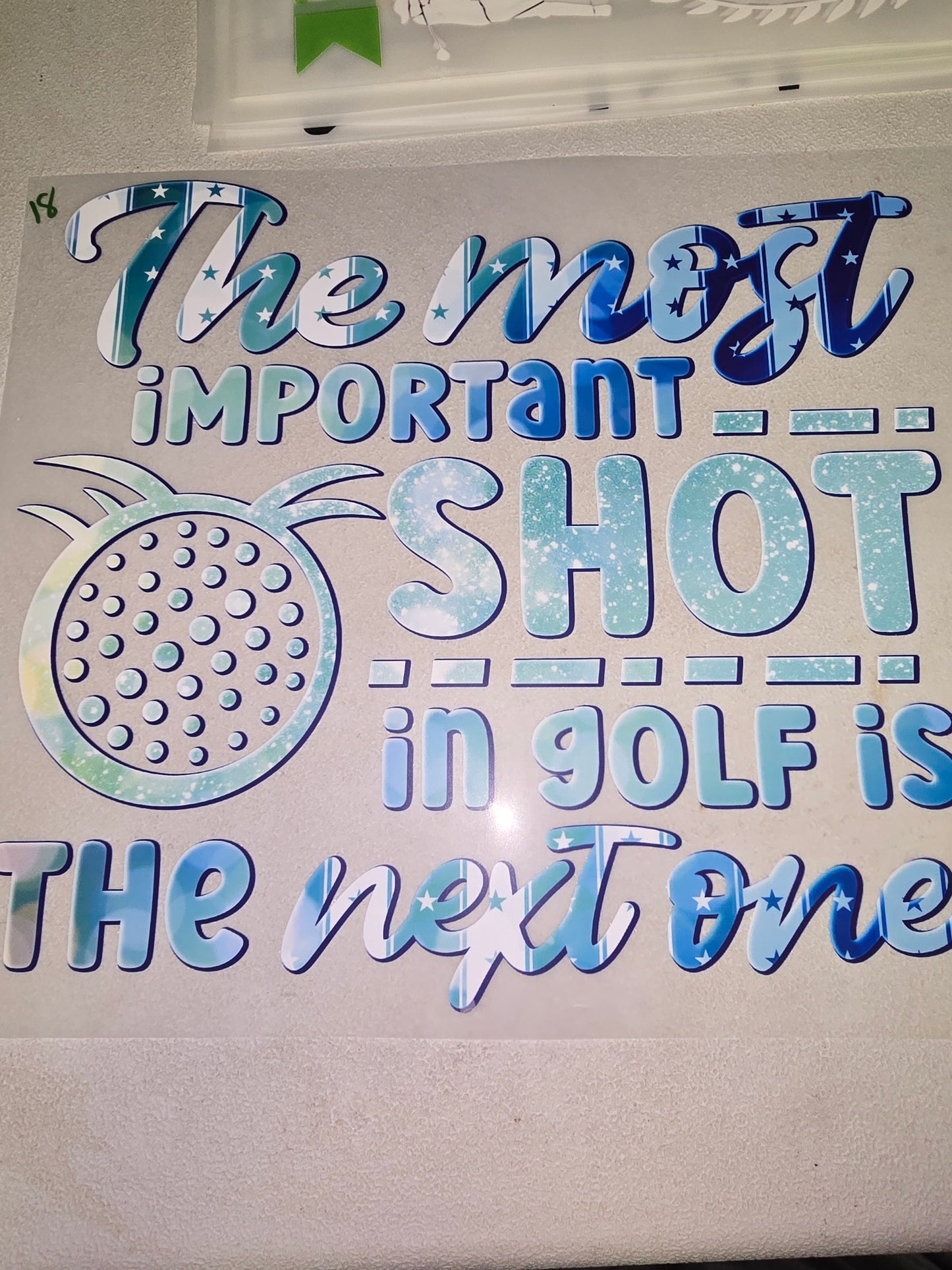 Heat Transfers - Golf, Bowling, Darts, Billards ext.
