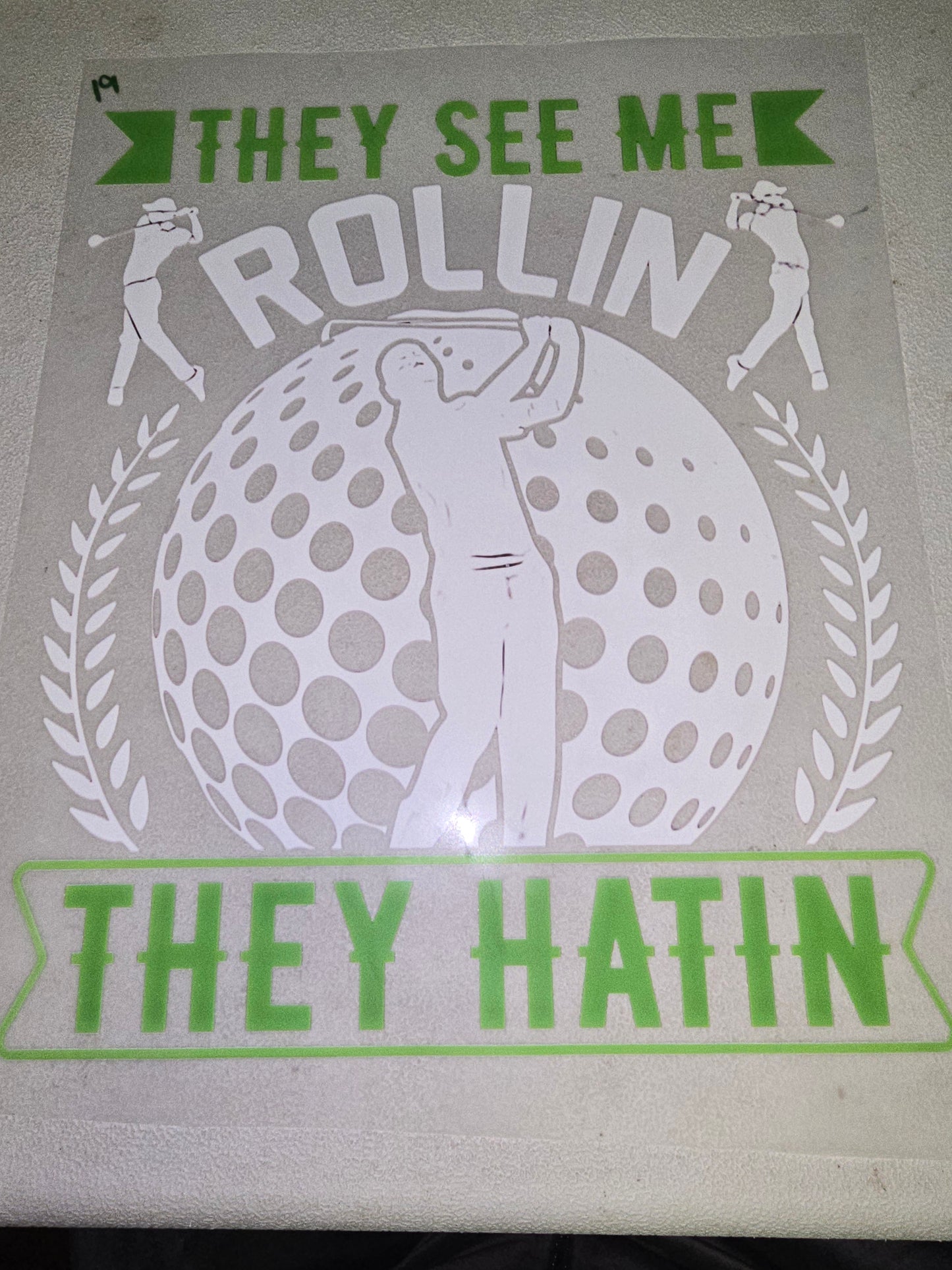 Heat Transfers - Golf, Bowling, Darts, Billards ext.