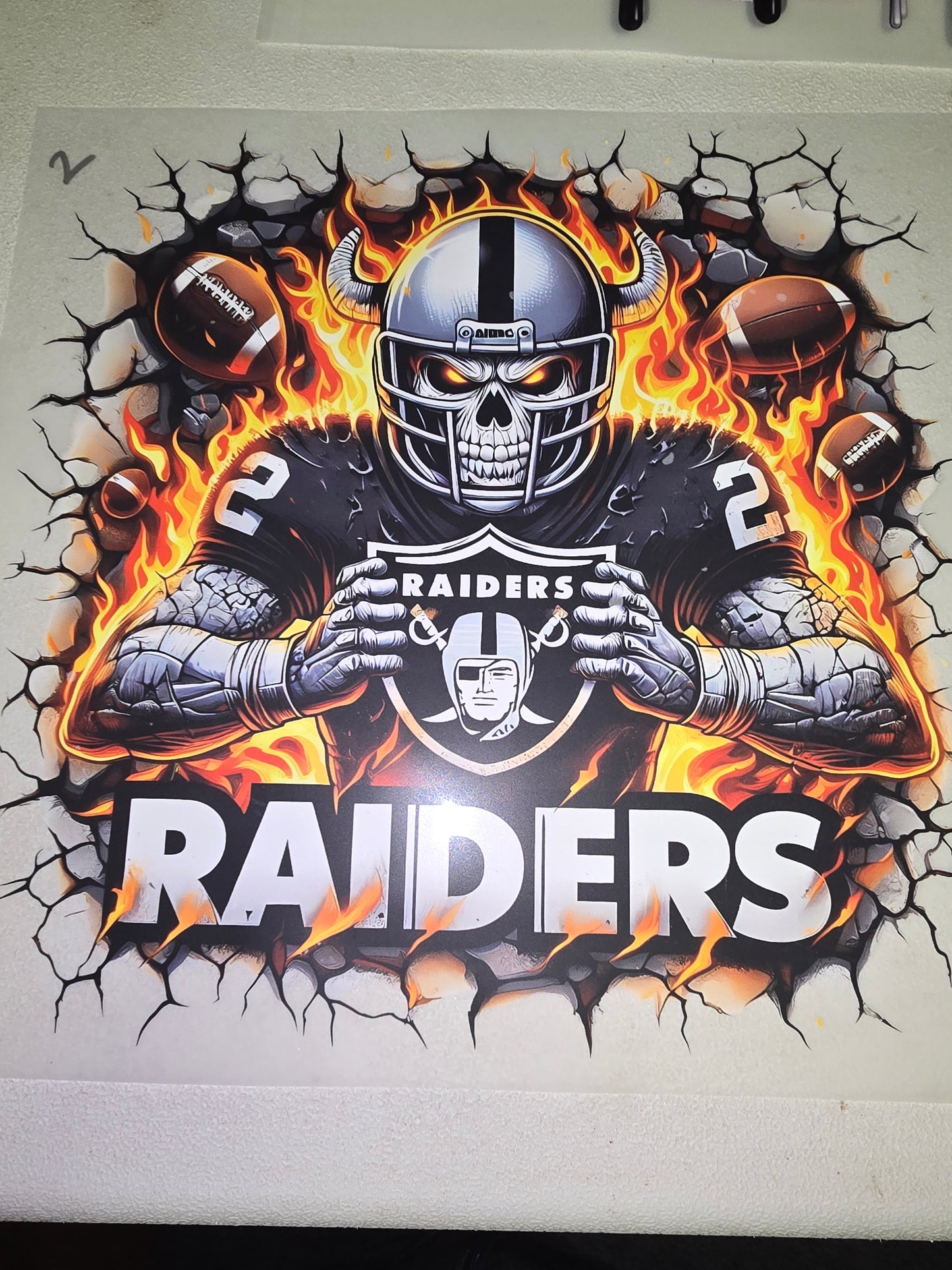Heat Transfers - Raiders, Cardinals, Chargers