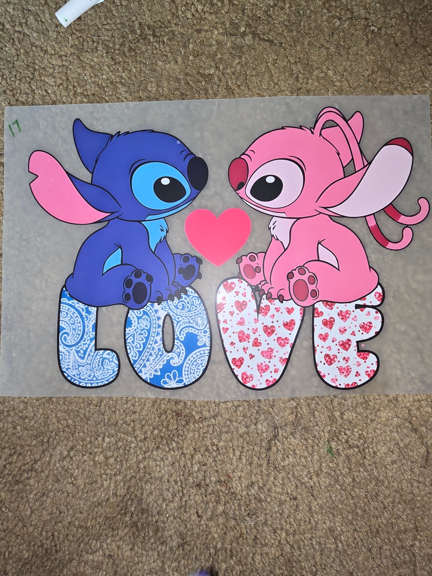 Heat Transfer - Stitch/HK and Friends