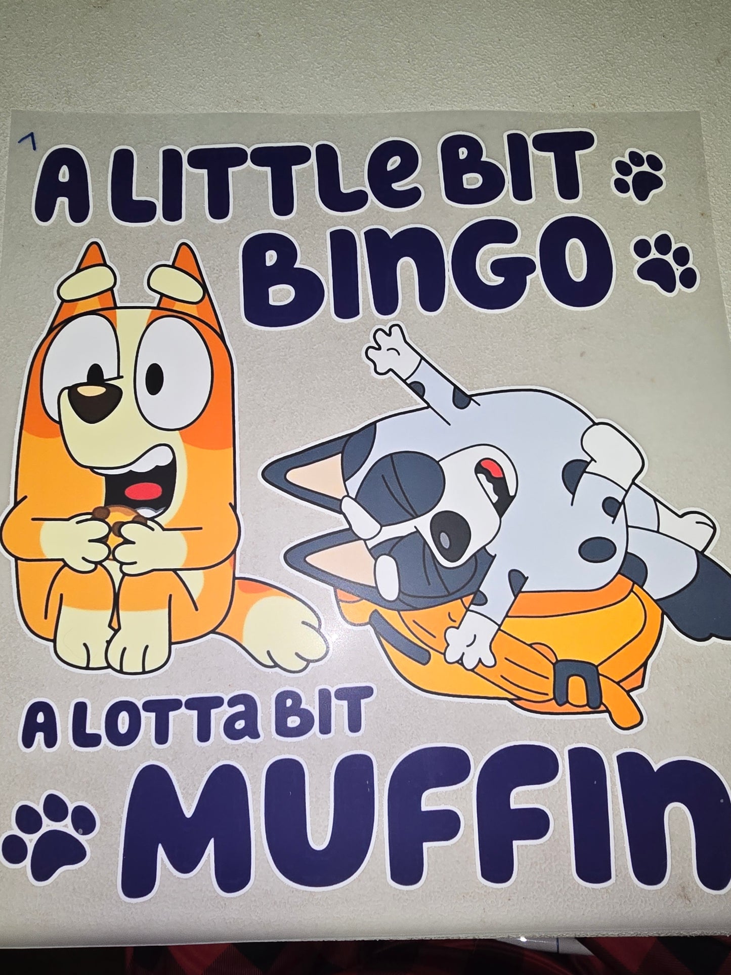 Heat Transfer - Bluey, Peppa, Paw Patrol, Doug
