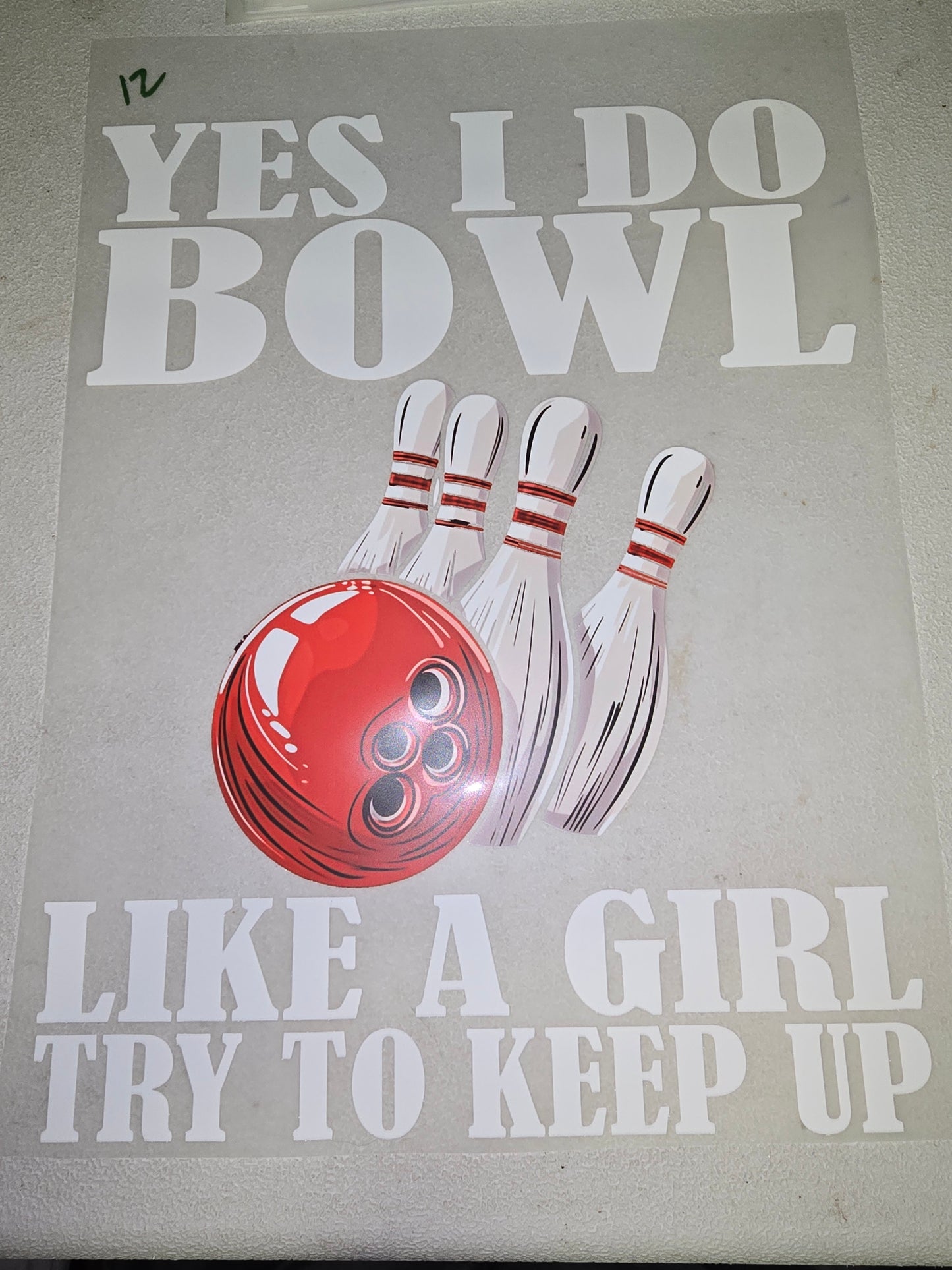 Heat Transfers - Golf, Bowling, Darts, Billards ext.