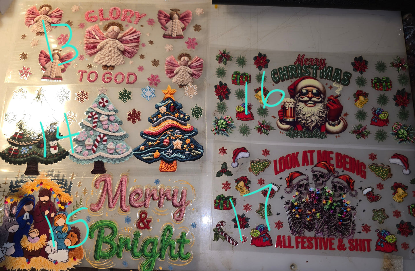 Cup wraps Holidays
