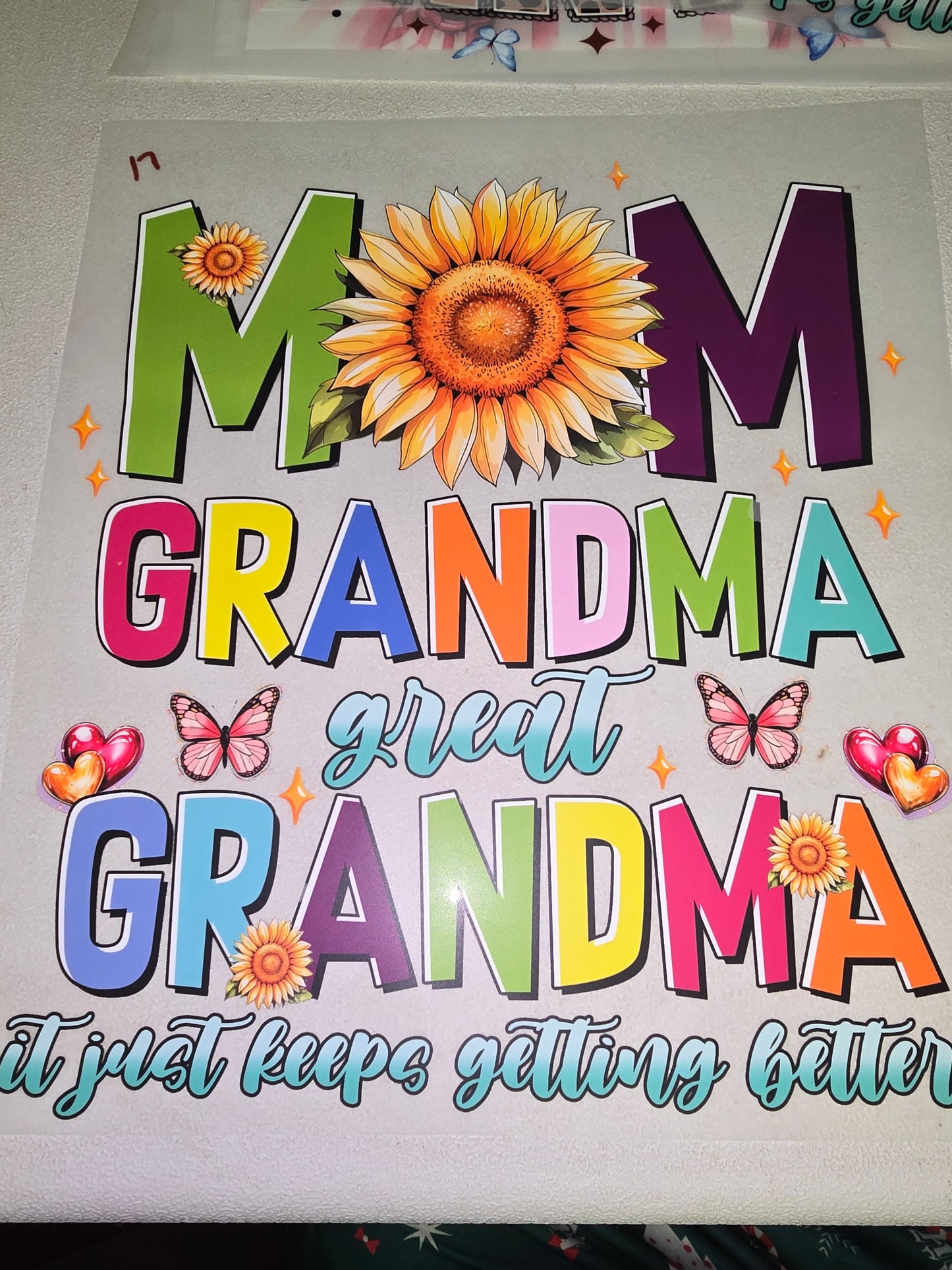 Heat Transfer - Grandma, Grandpa, Great Grandma