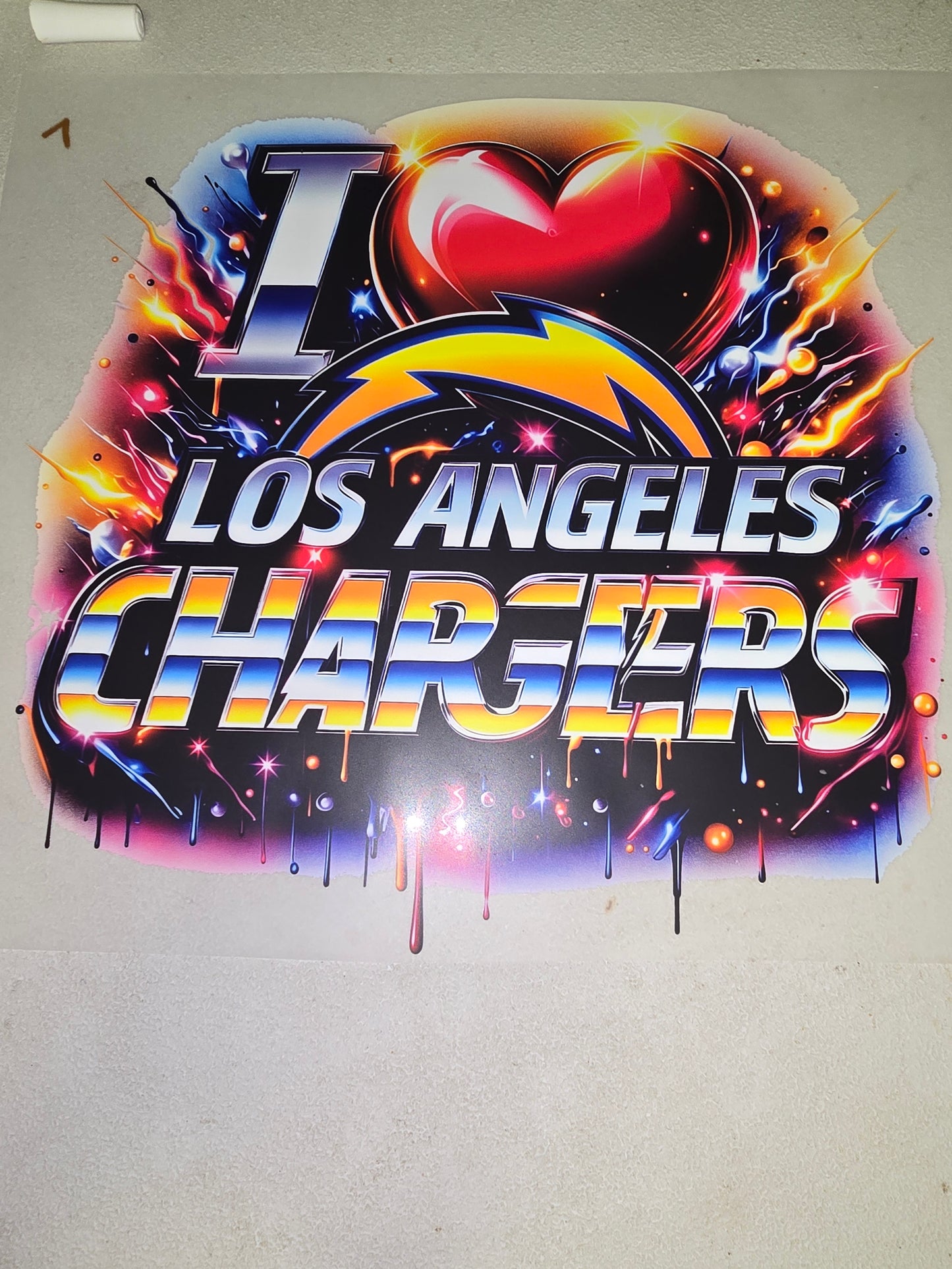 Heat Transfers - Raiders, Cardinals, Chargers