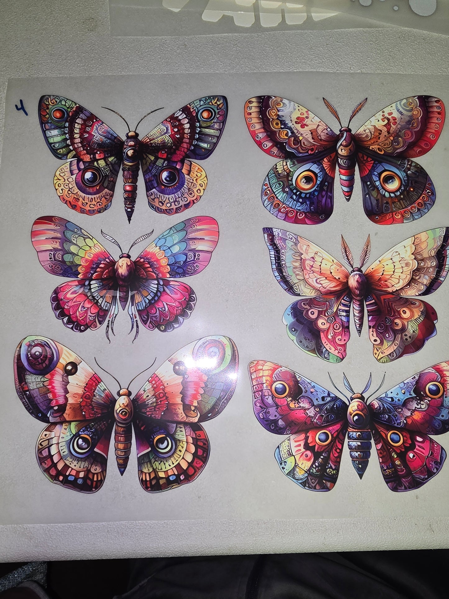 Heat Transfer - Bee, Butterfly, Dragonfly, Moth