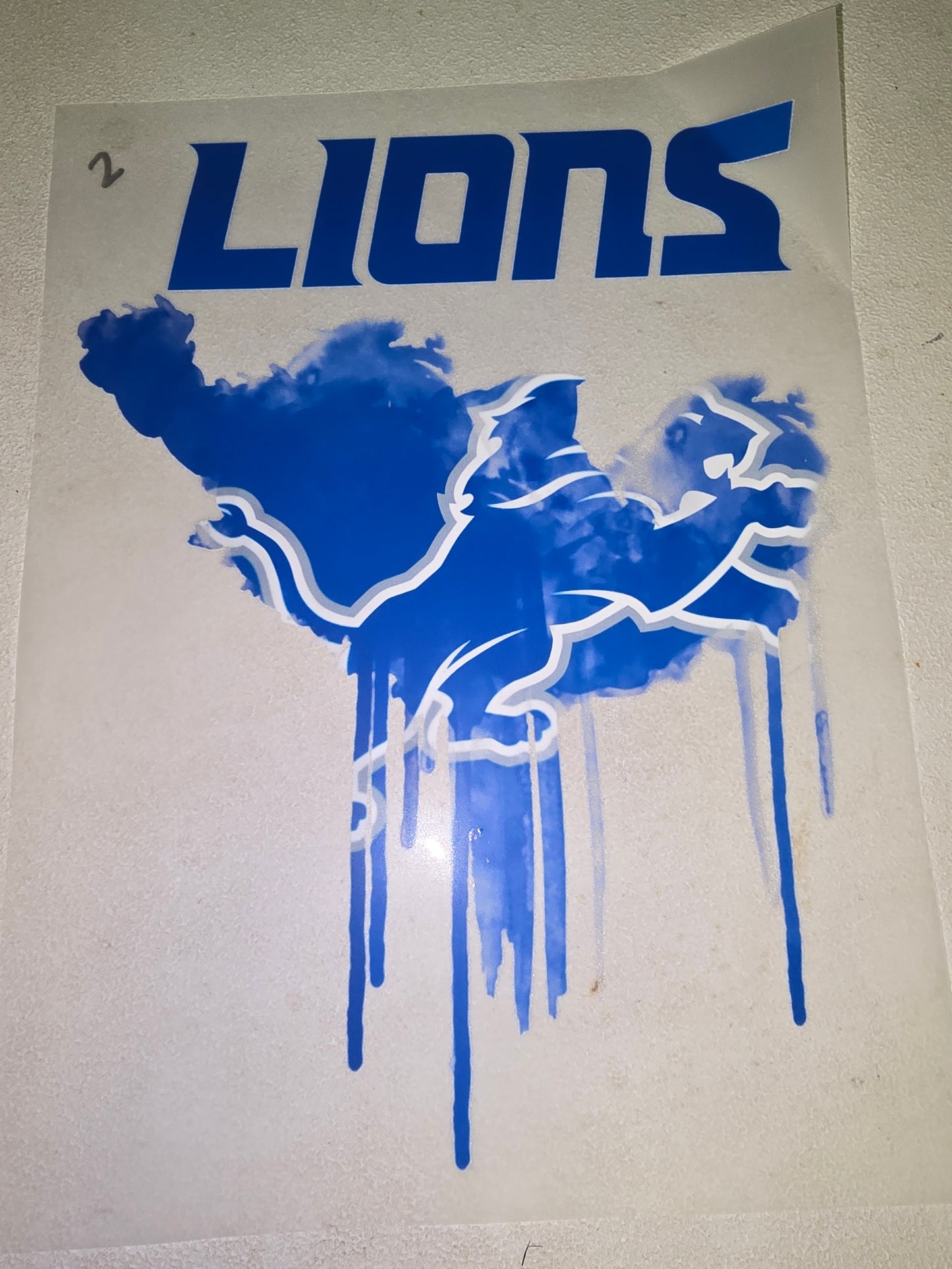 Heat Transfers - Detroit Lions