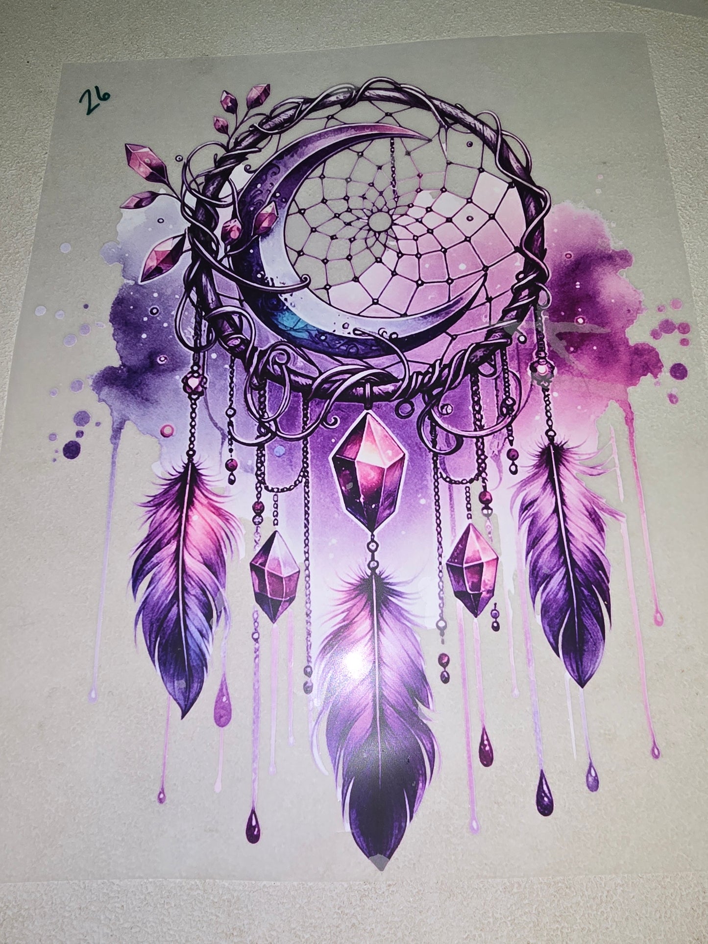 Heat Transfer - Heart, Bow, Flowers, Gnomes, Dreamcatchers, Moons