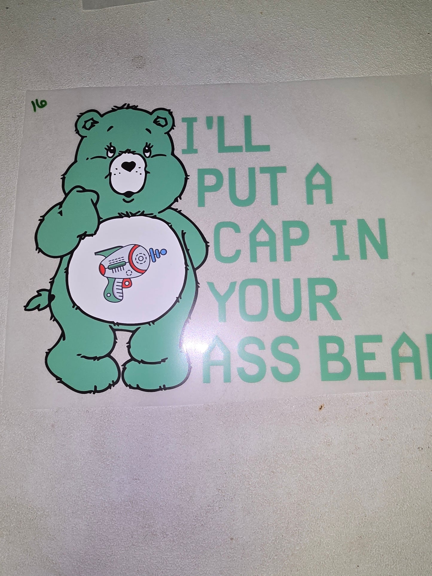 Heat Transfer - Adult Gardening, Swear Bears, Aliens