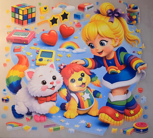 Heat Transfer - Rainbow Brite, Strawberry Shortcake, Care Bears, Smurfs