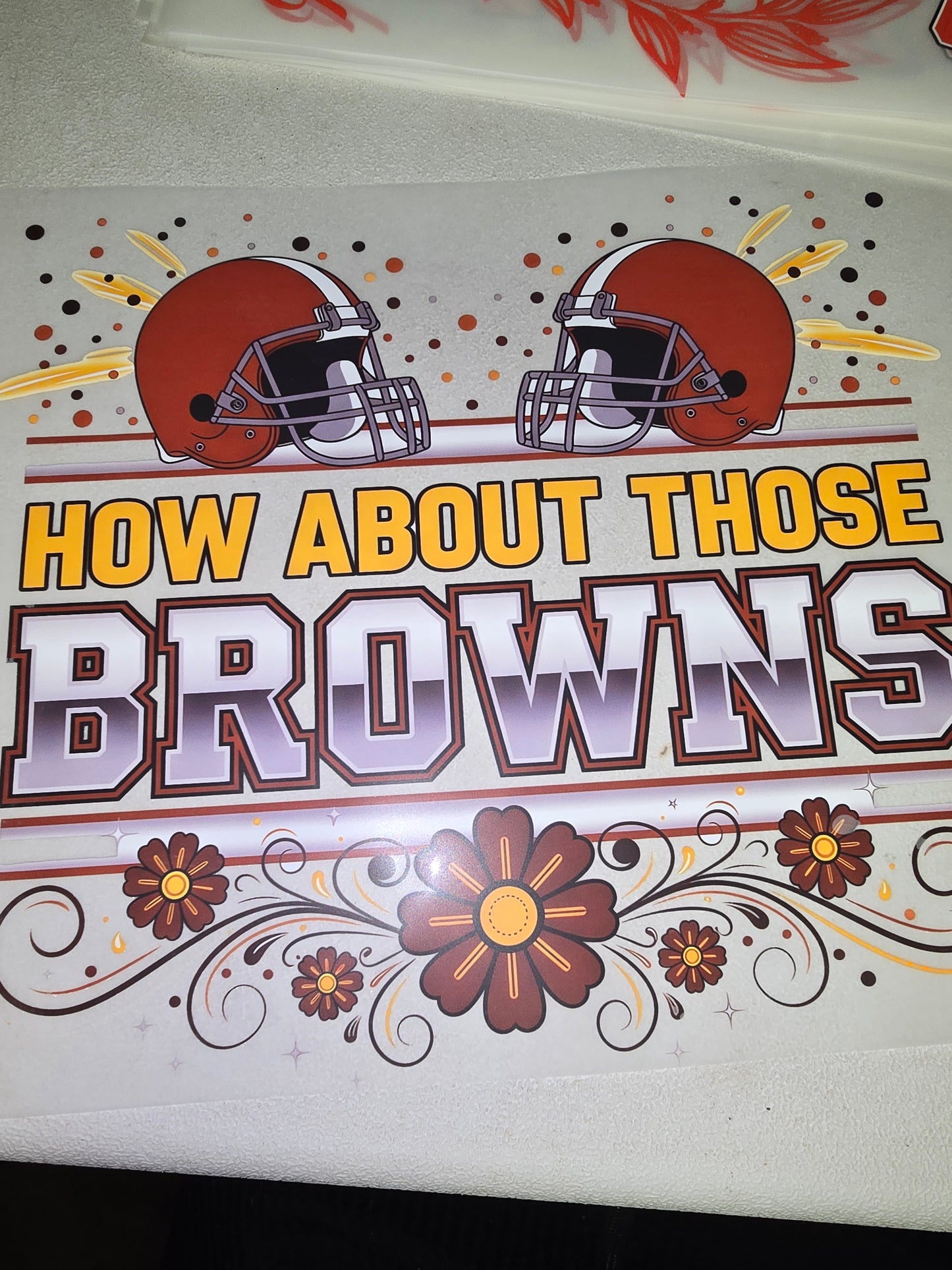 Heat Transfers - Cleveland Browns, Bengals