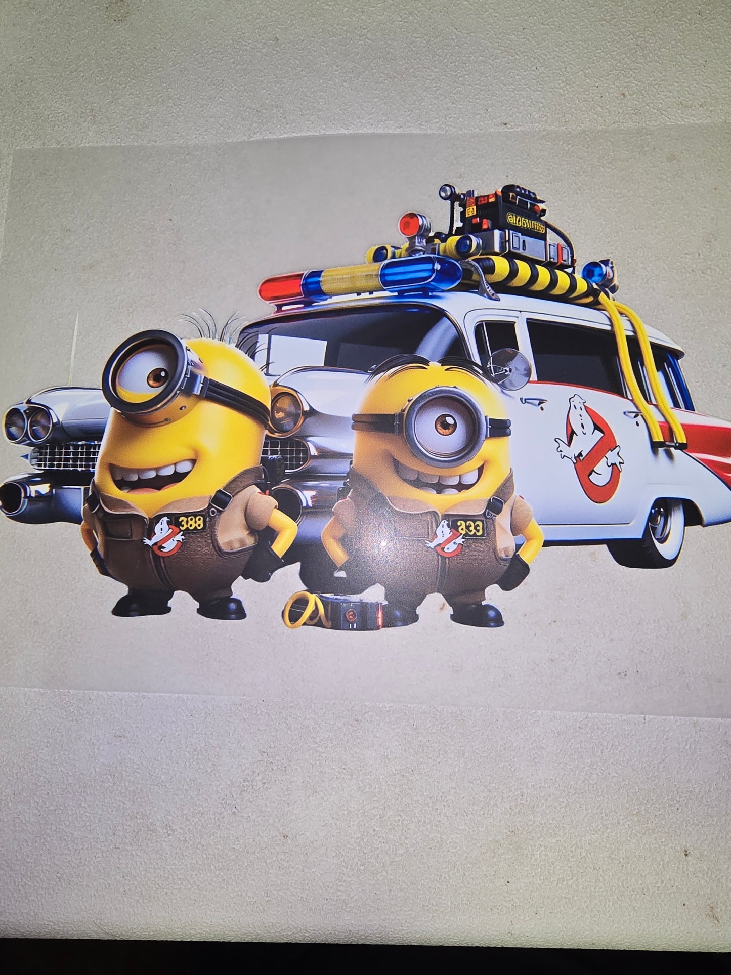 Heat Transfer - Minnions, Ghost Busters, Scooby Doo, Sponge Bob,