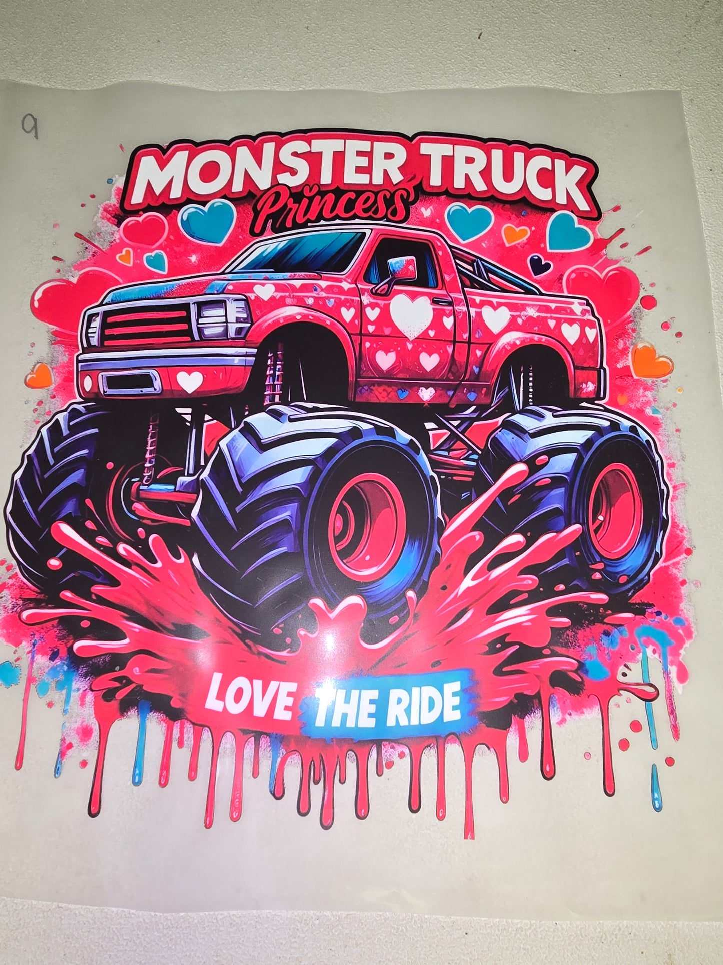 Heat Transfer - Kids Monster Trucks, Construction Vehicles