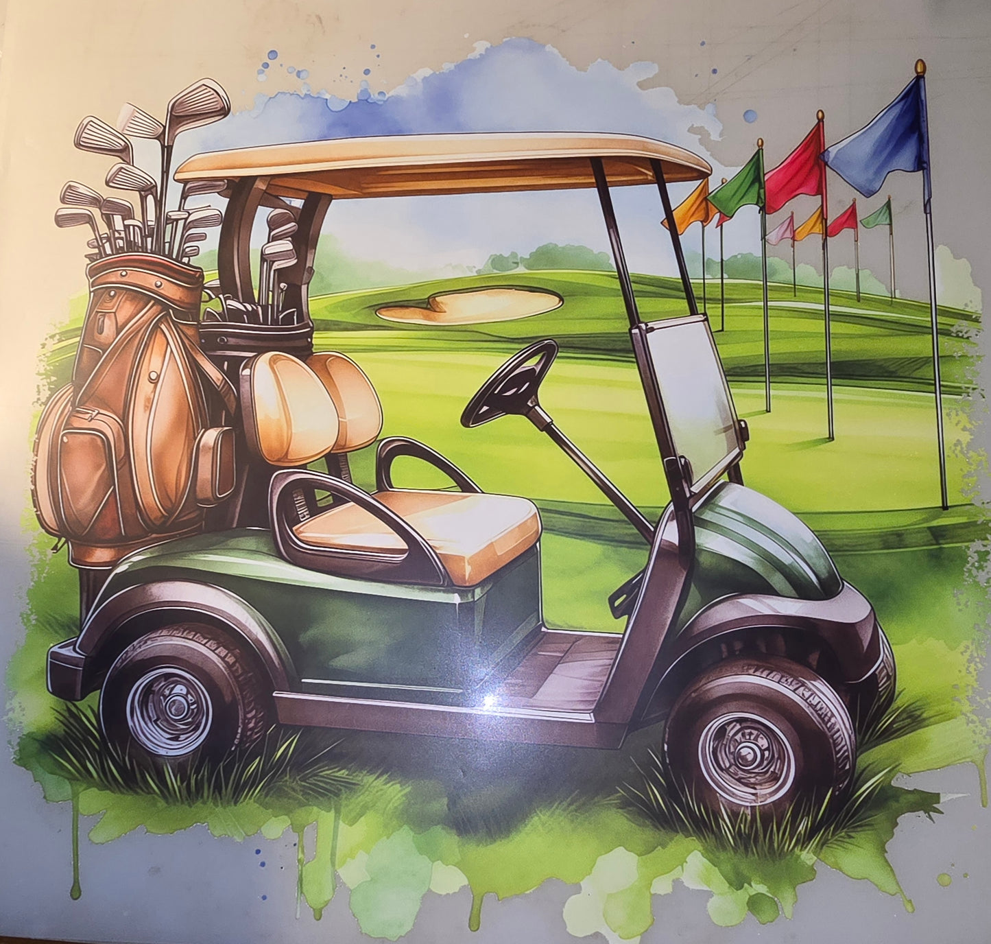 Heat Transfers - Golf, Bowling, Darts, Billards ext.