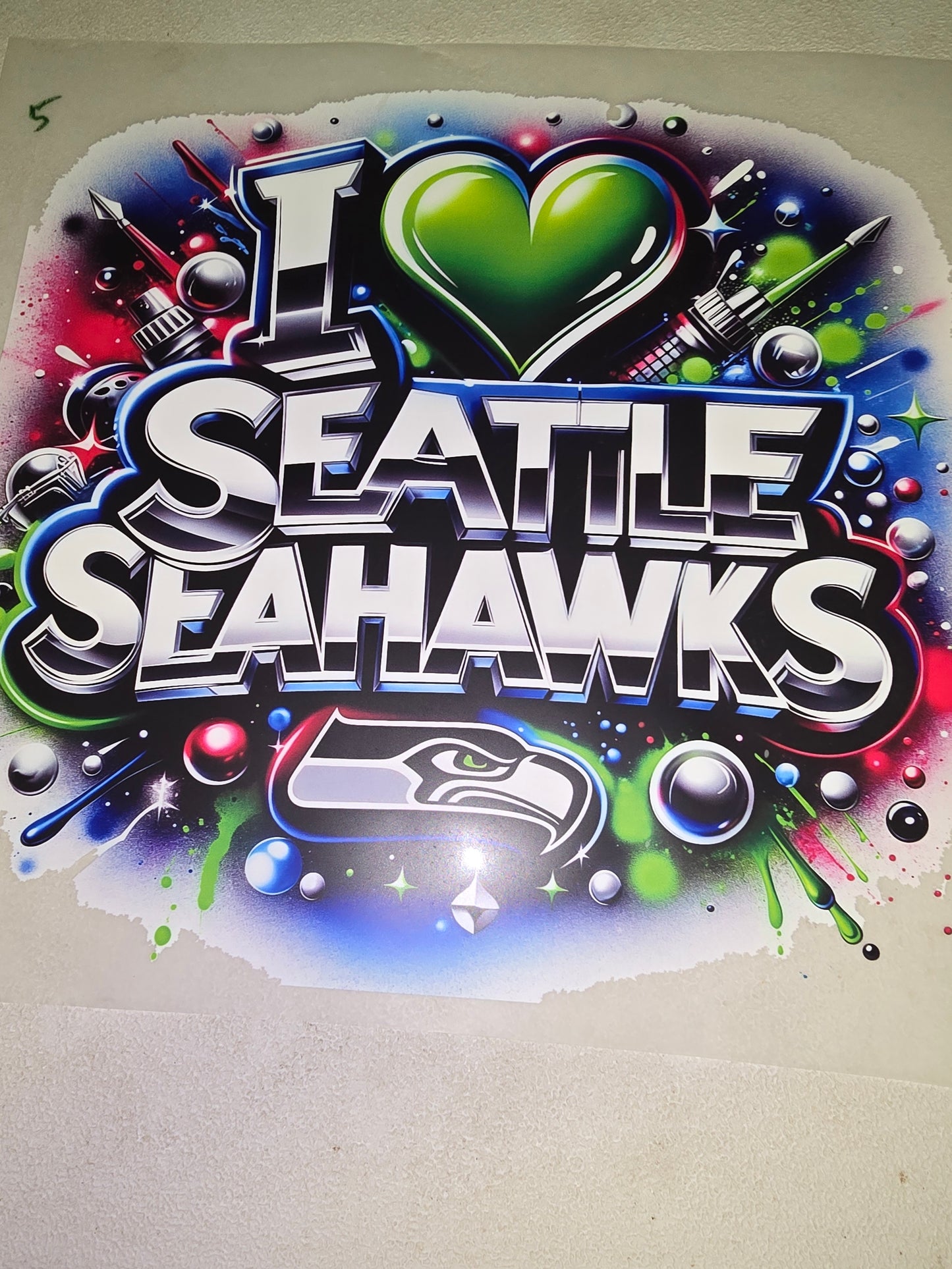 Heat Transfers - Seattle Seahawks