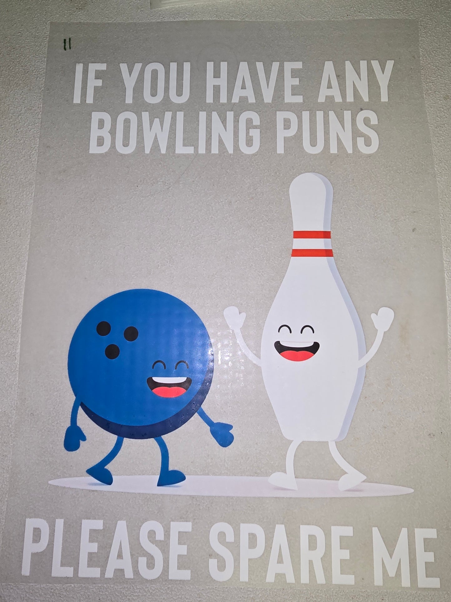 Heat Transfers - Golf, Bowling, Darts, Billards ext.