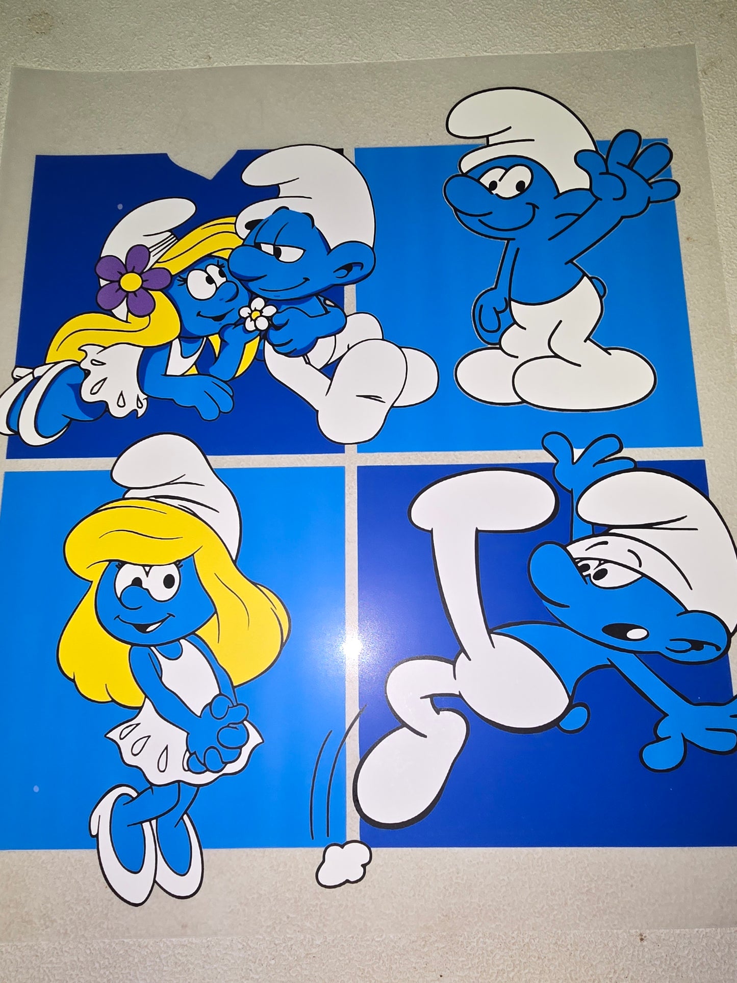 Heat Transfer - Rainbow Brite, Strawberry Shortcake, Care Bears, Smurfs