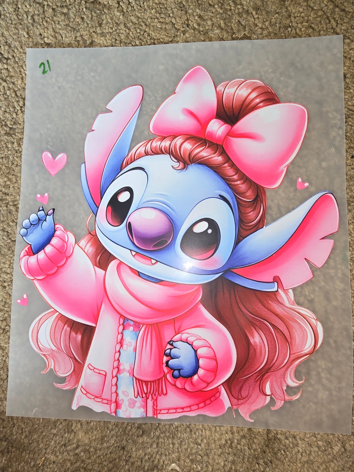 Heat Transfer - Stitch/HK and Friends