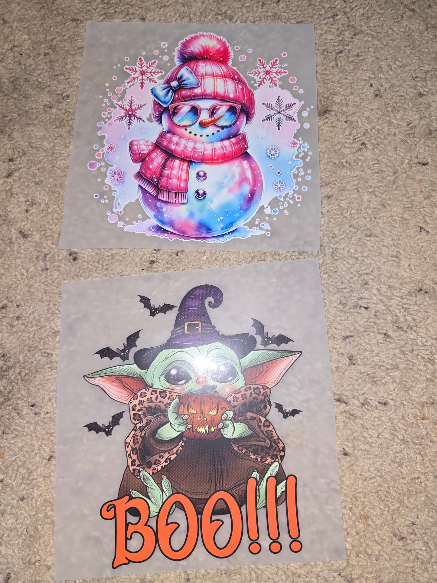 Heat Transfers Kid Size, Pocket Size