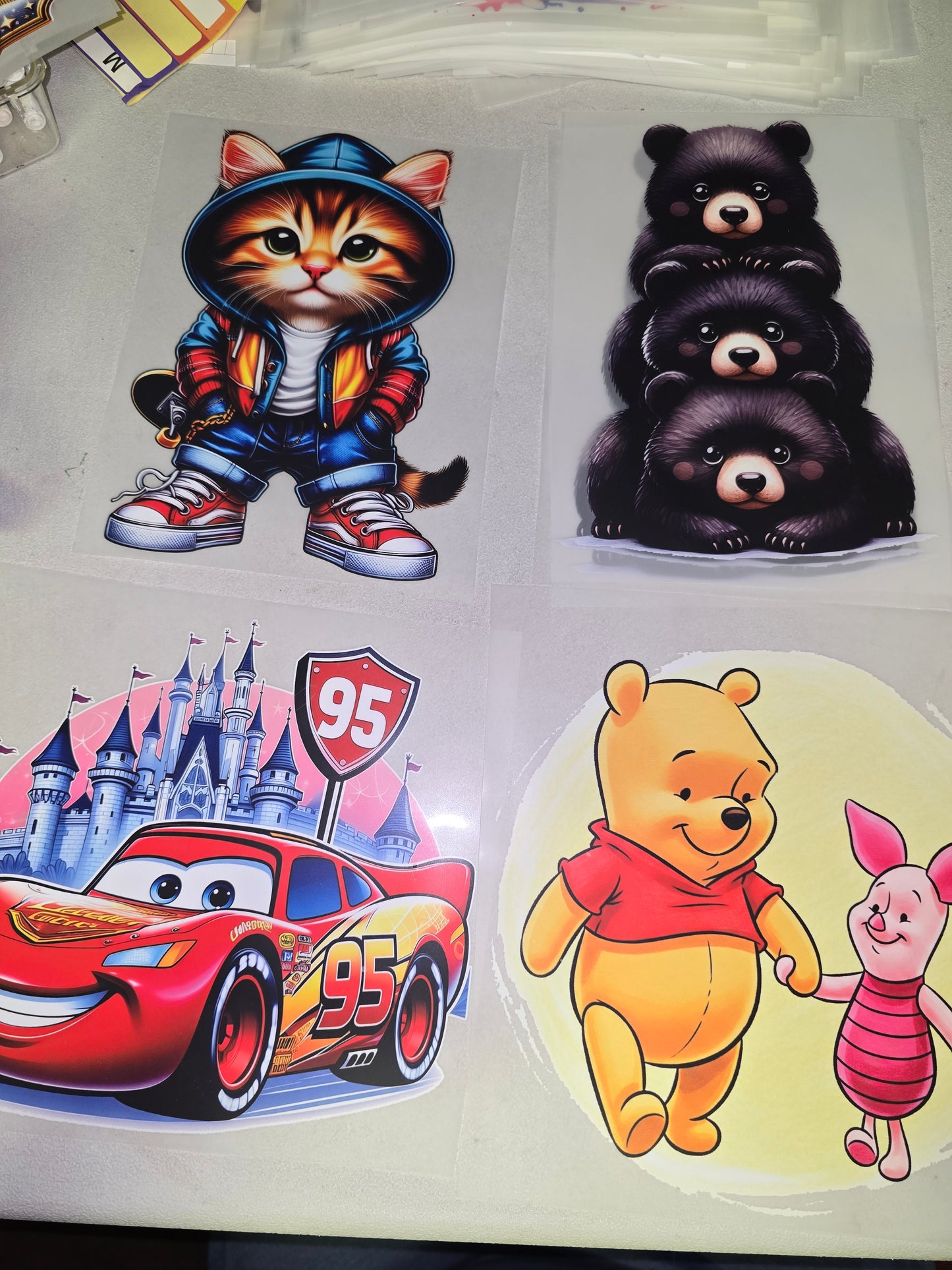 Heat Transfers Kid Size, Pocket Size