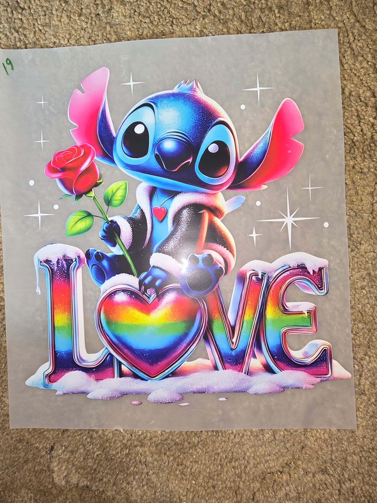 Heat Transfer - Stitch/HK and Friends