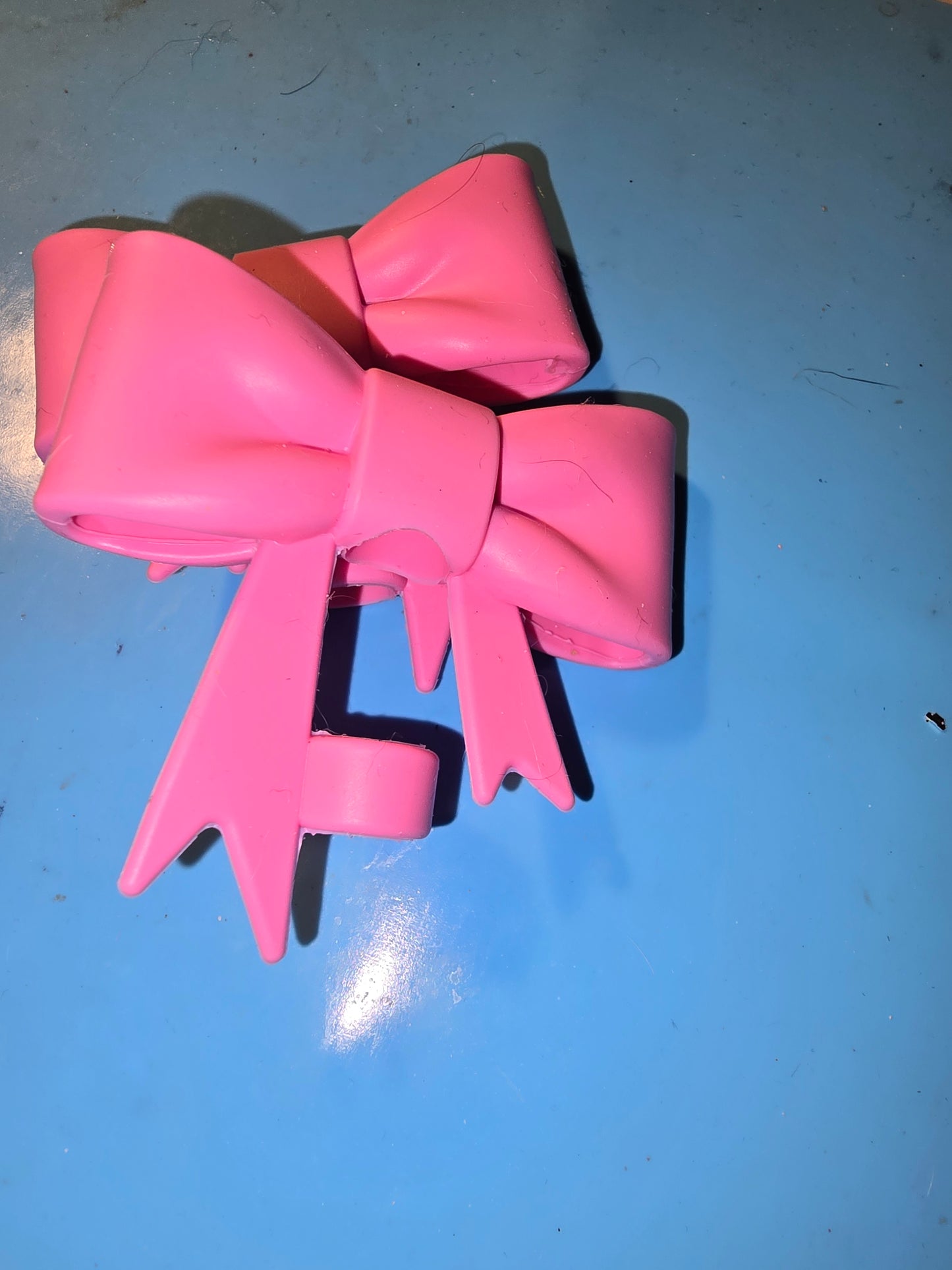 Silicone Focals and Straw Toppers - Bows
