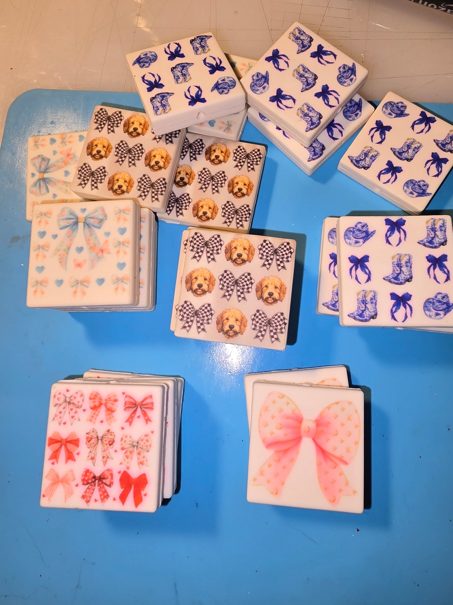 Silicone Focals and Straw Toppers - Bows