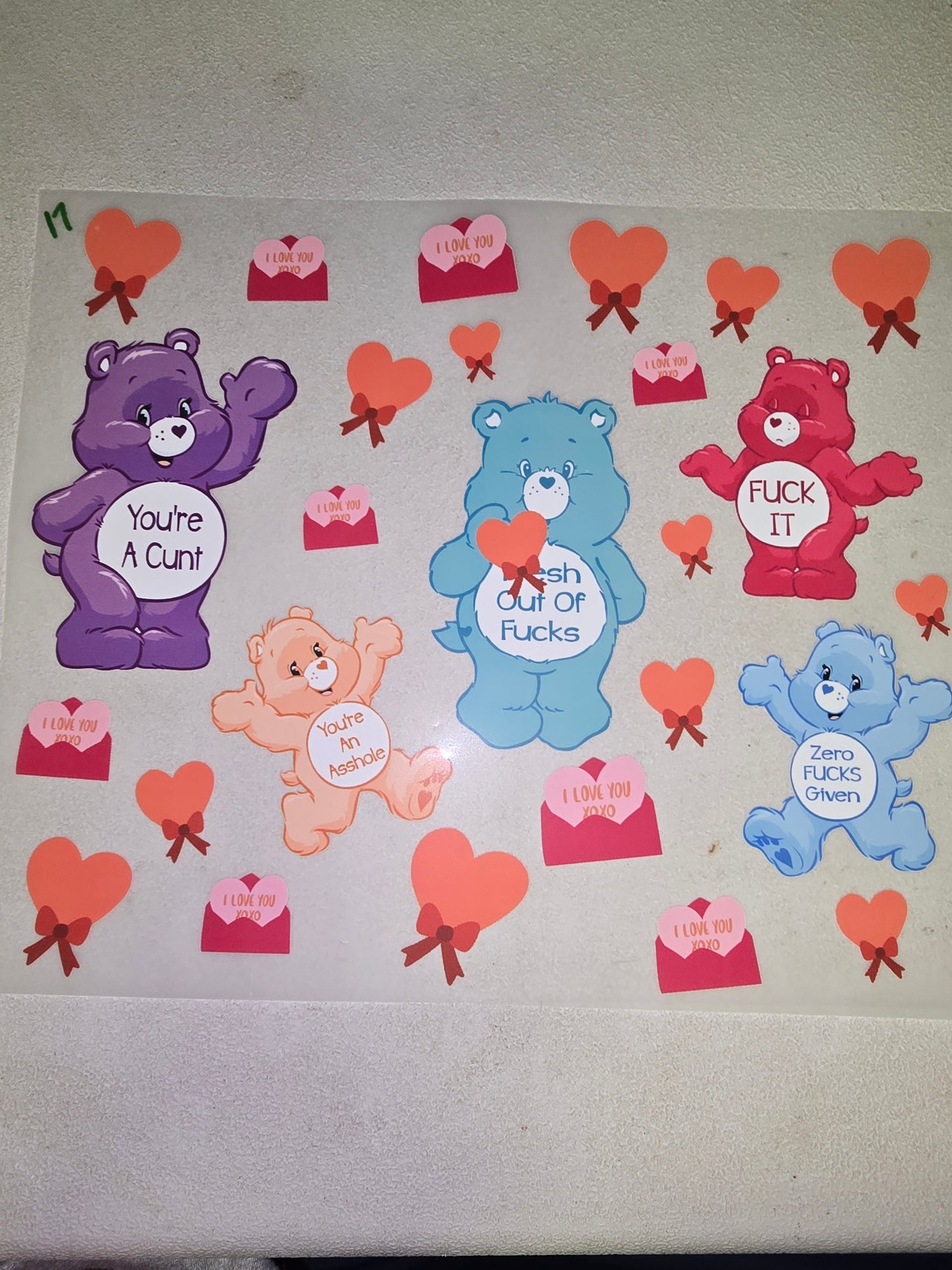 Heat Transfer - Adult Gardening, Swear Bears, Aliens