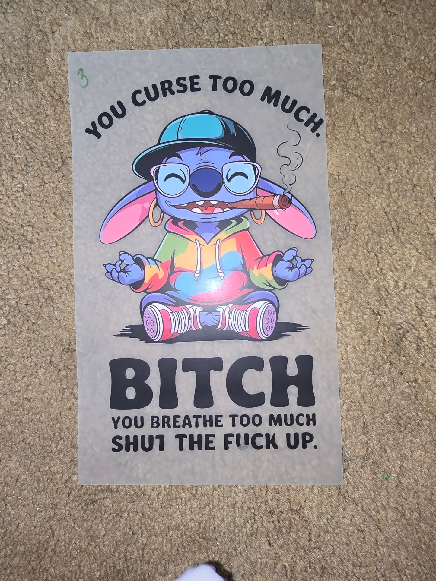 Heat Transfer - Stitch/HK and Friends