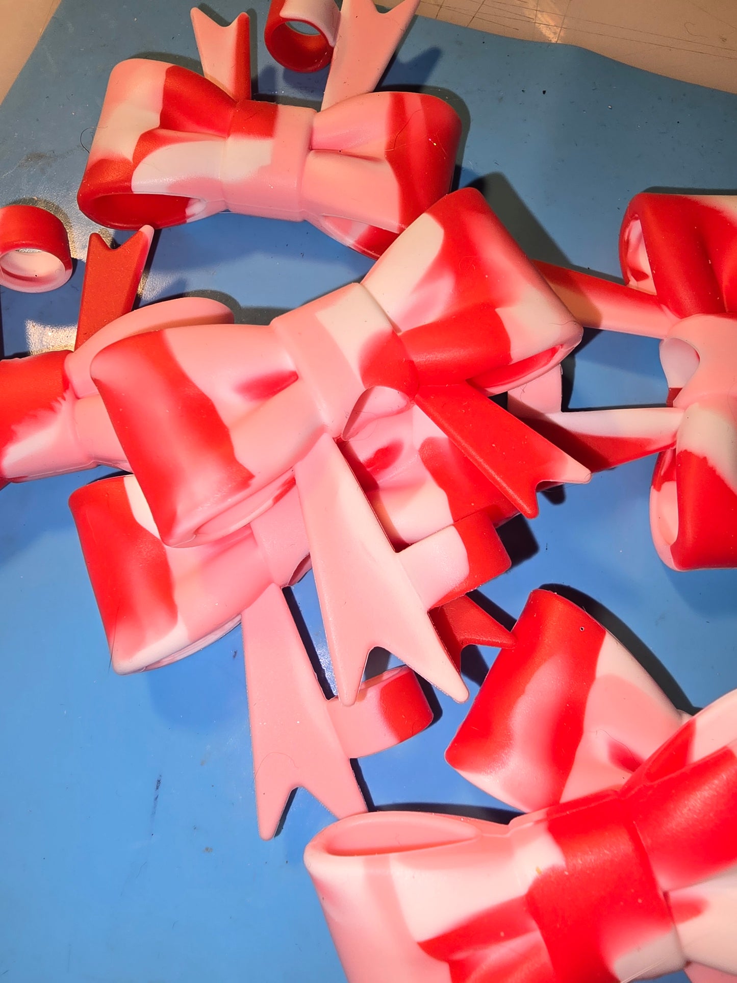 Silicone Focals and Straw Toppers - Bows