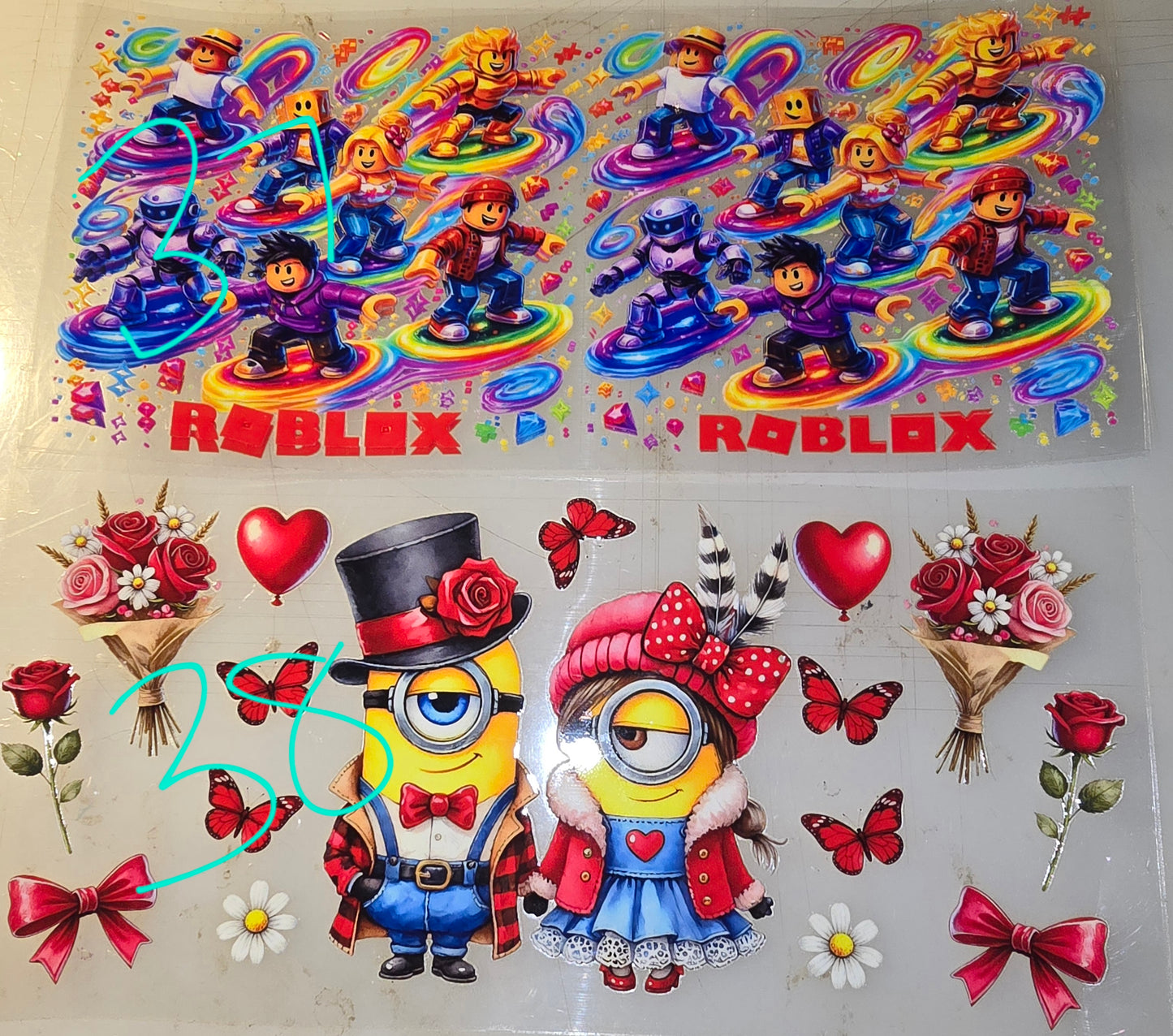 Cup Wraps Charectors